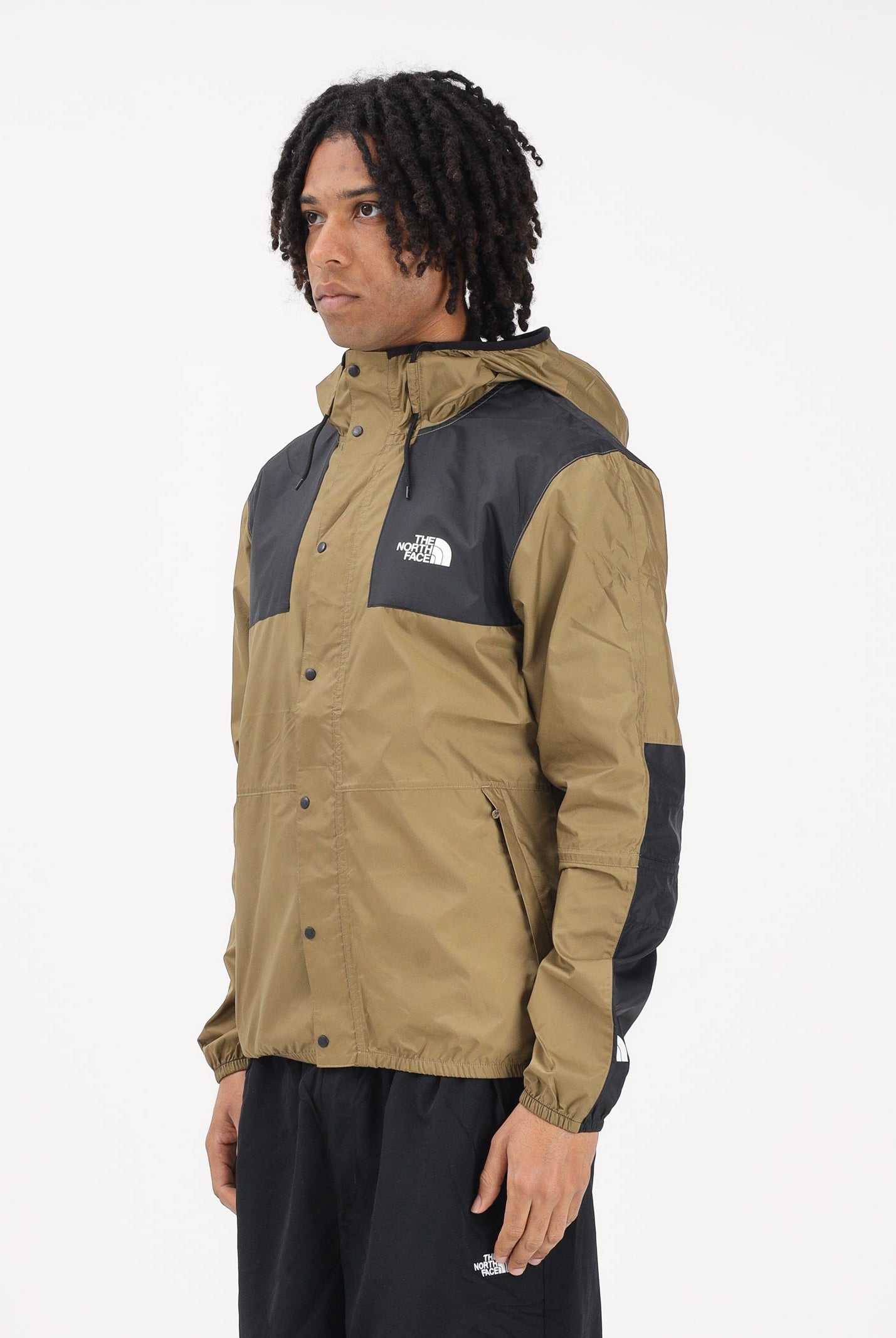 THE NORTH FACE Giacca a vento Reign On kiwi e nero da uomo NF0A5IG32EL1 . THE NORTH FACE