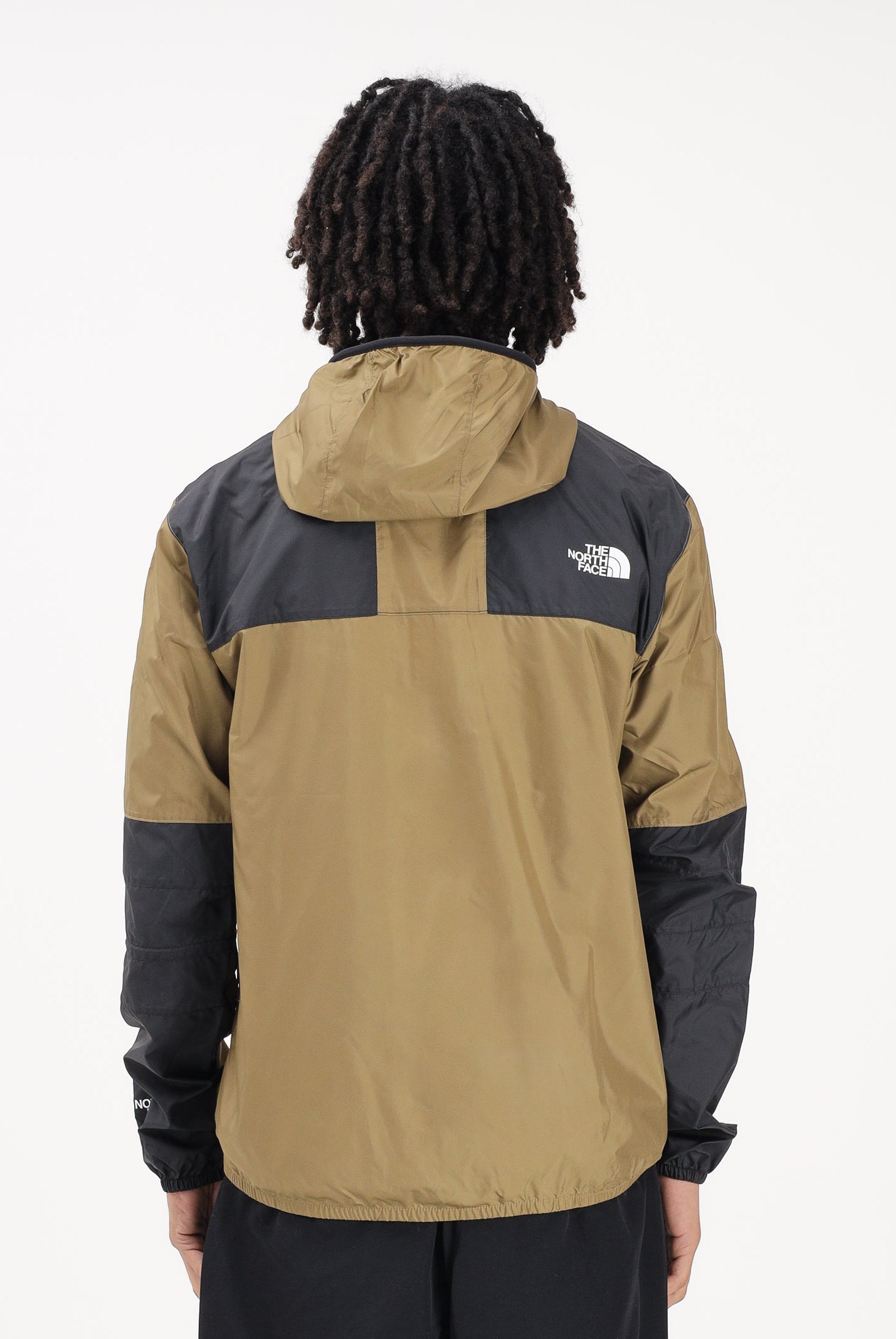 THE NORTH FACE Giacca a vento Reign On kiwi e nero da uomo NF0A5IG32EL1 . THE NORTH FACE