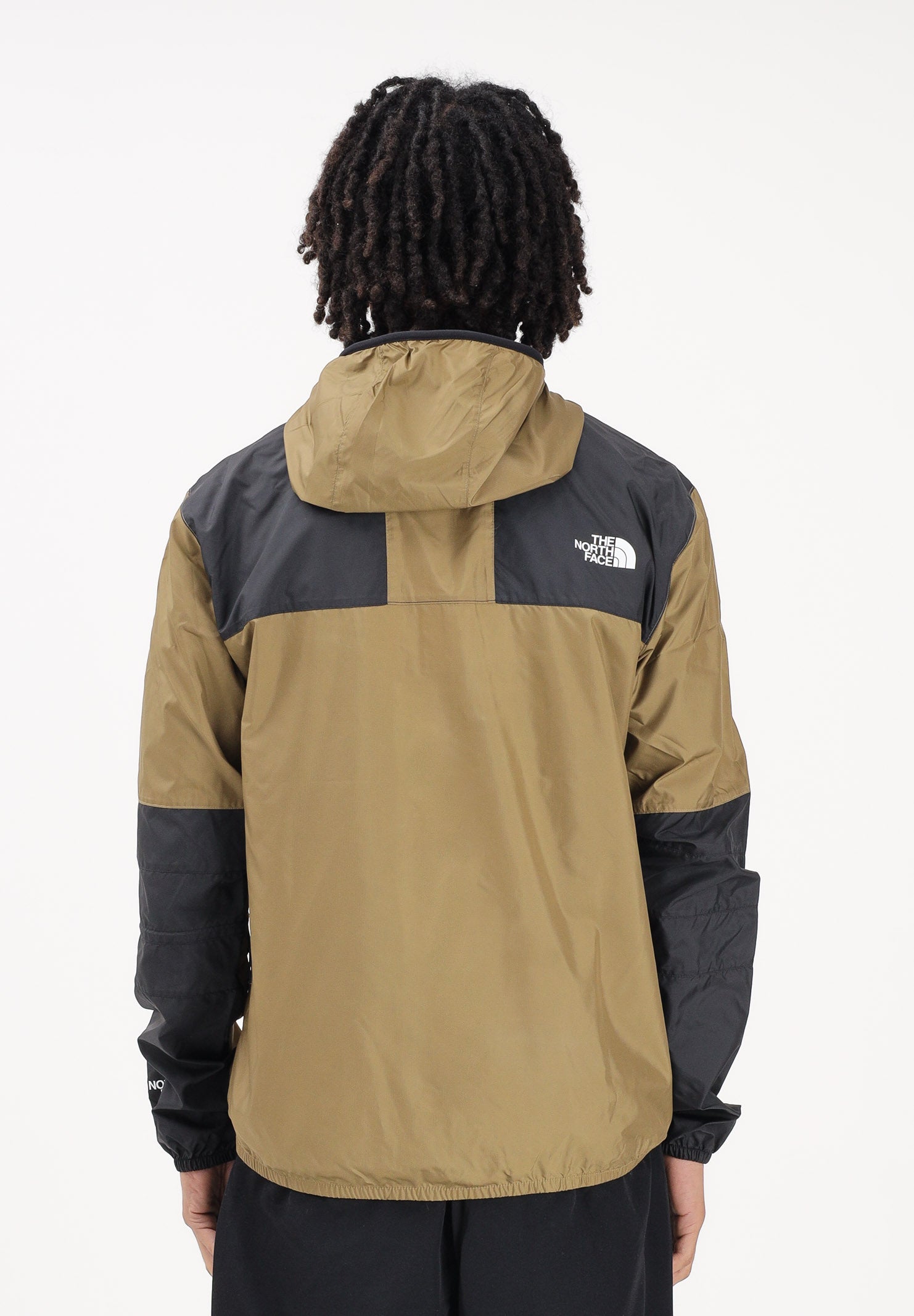 THE NORTH FACE Giacca a vento Reign On kiwi e nero da uomo NF0A5IG32EL1 . THE NORTH FACE