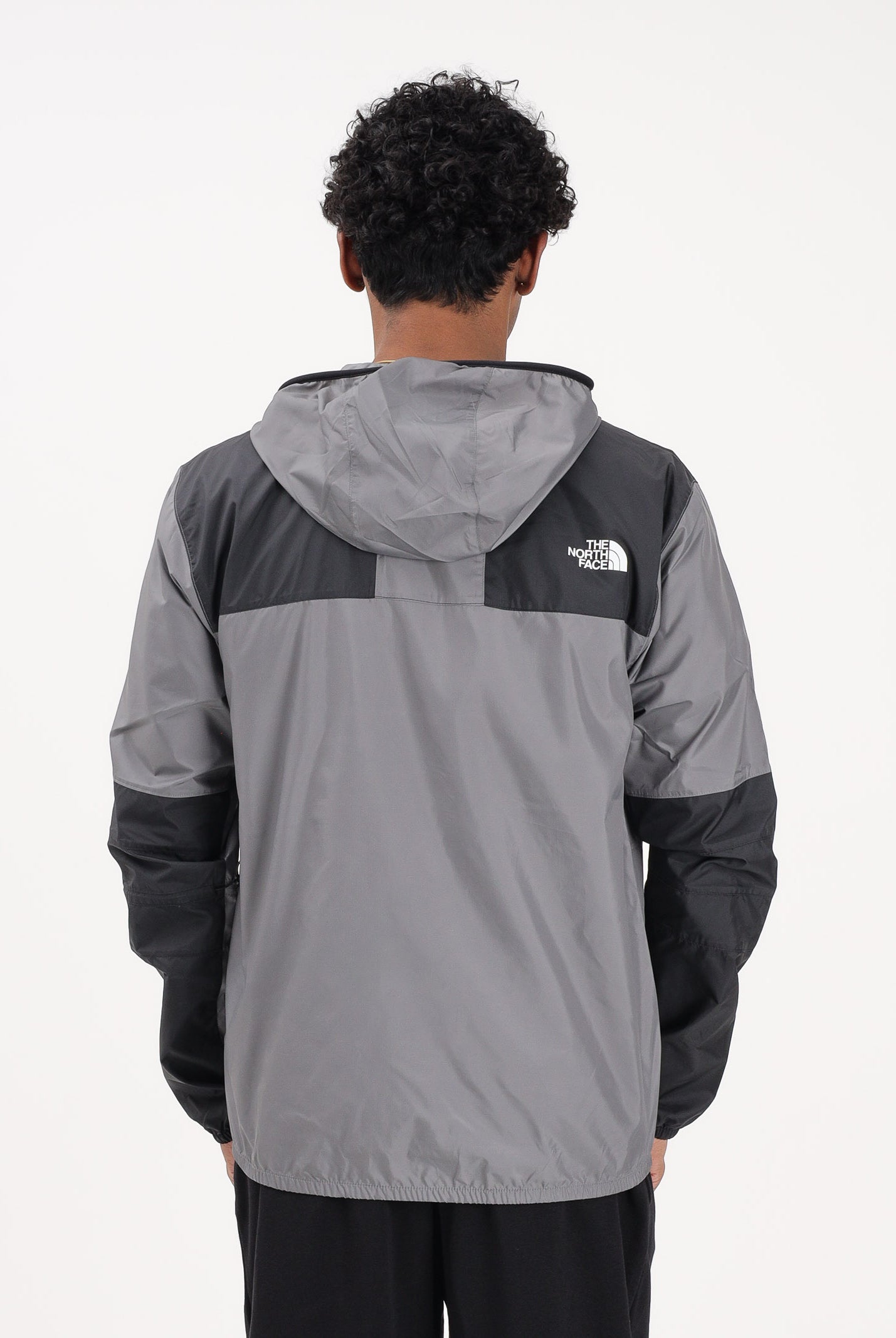 THE NORTH FACE Giacca a vento Seasonal Mountain Jacket grigia e nera da uomo NF0A5IG34GU1 . THE NORTH FACE