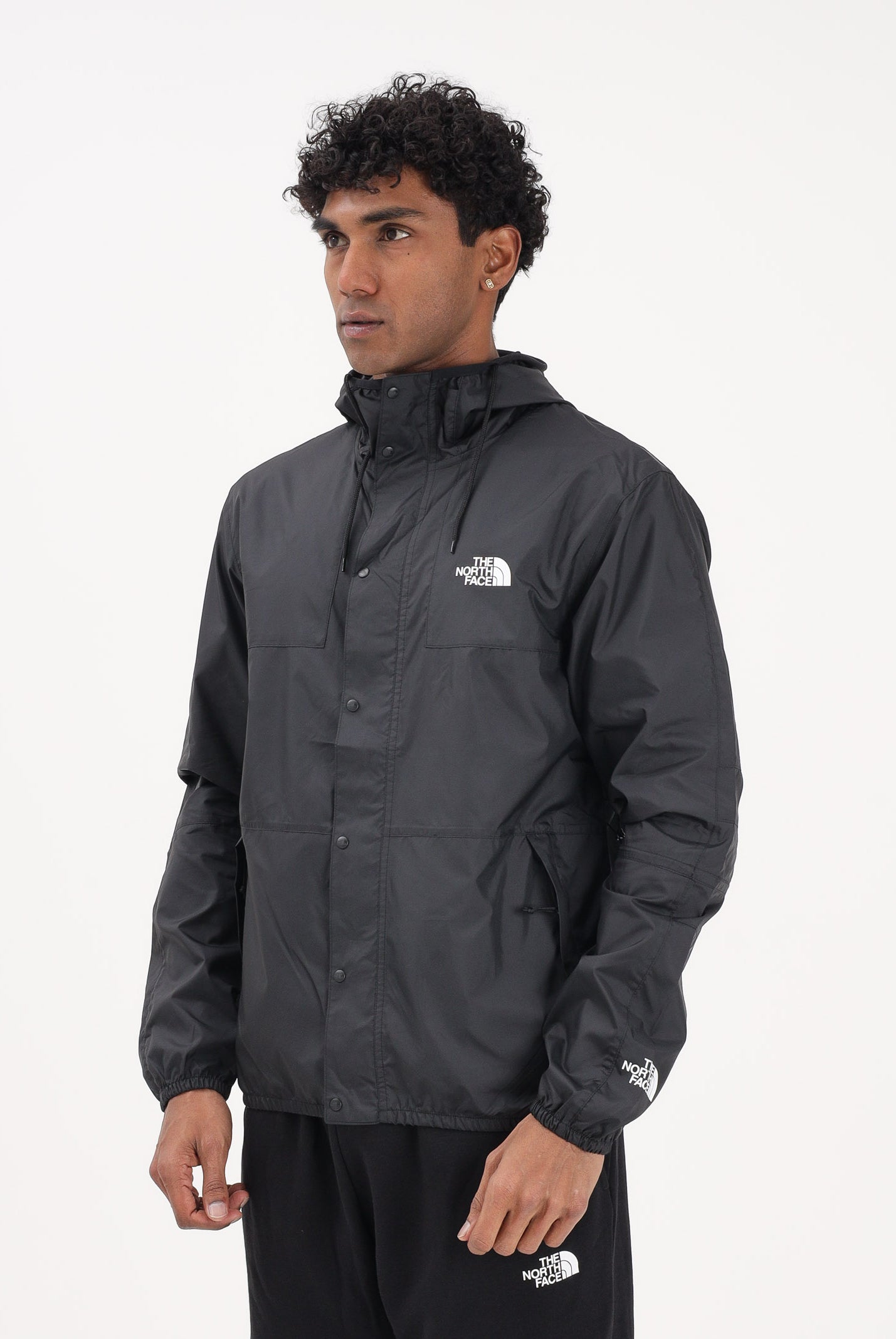 THE NORTH FACE Giacca a vento Seasonal Mountain Jacket nera da uomo NF0A5IG34H01 . THE NORTH FACE