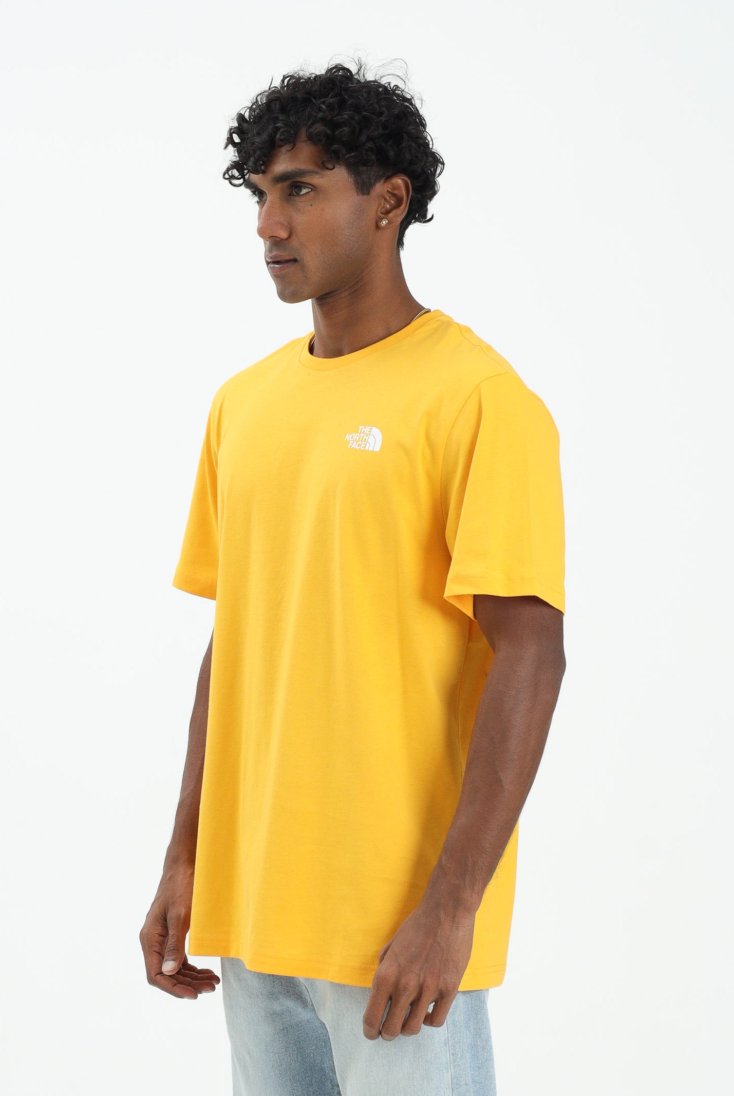 THE NORTH FACE T-shirt a manica corta NSE Reflective Box gialla da uomo NF0A87NPZU31 . THE NORTH FACE