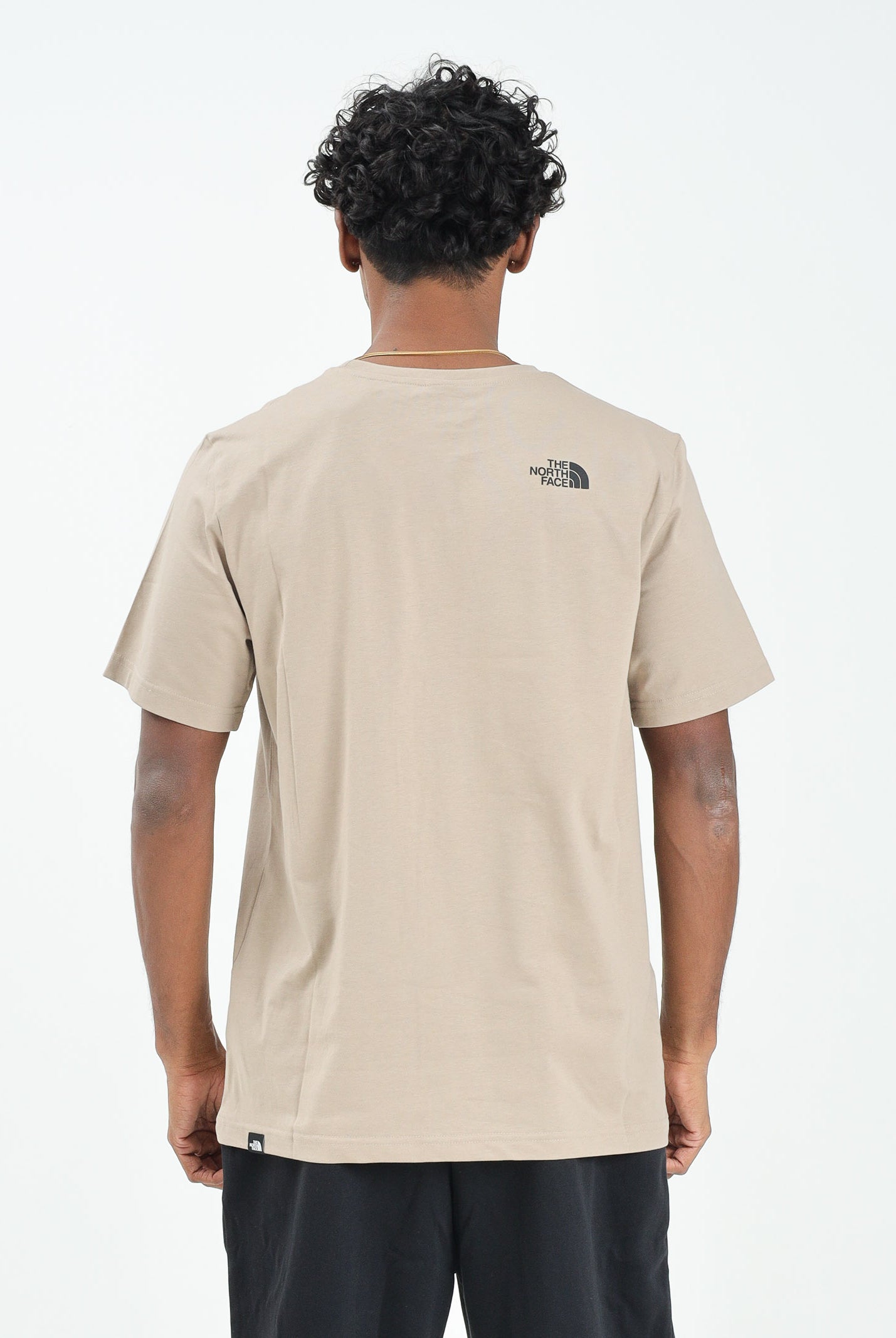 THE NORTH FACE T-shirt a manica corta Fine beige da uomo NF0A8A6MBOX1 . THE NORTH FACE