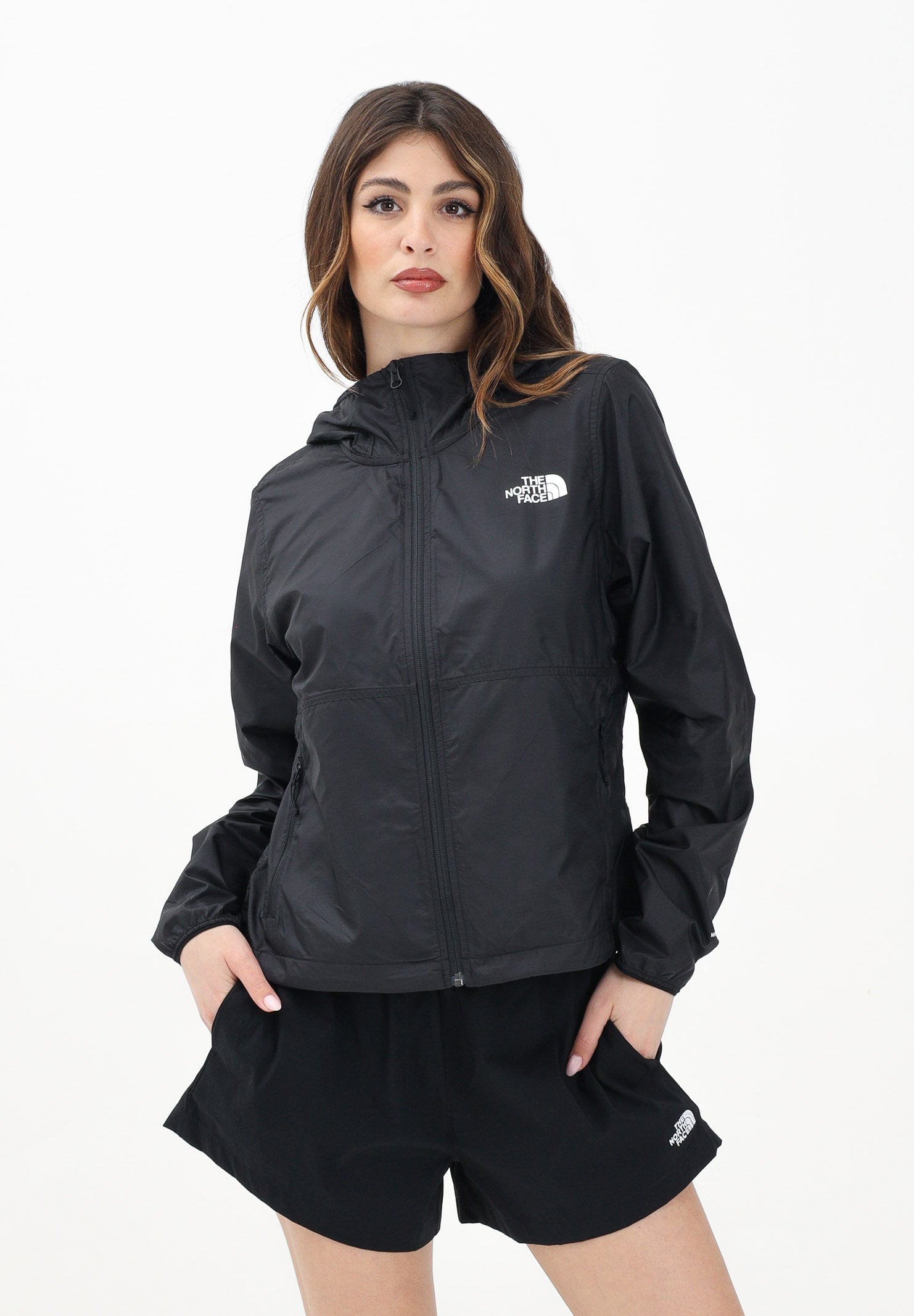 THE NORTH FACE Giacca a vento Cyclone nera da donna NF0A8B6GJK31 . THE NORTH FACE