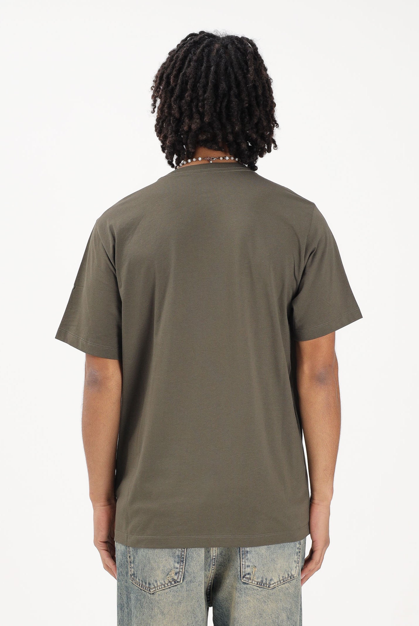 THE NORTH FACE T-shirt a manica corta Evolution Simple Dome Regular verde militare da uomo NF0A8CZ221L1 . THE NORTH FACE