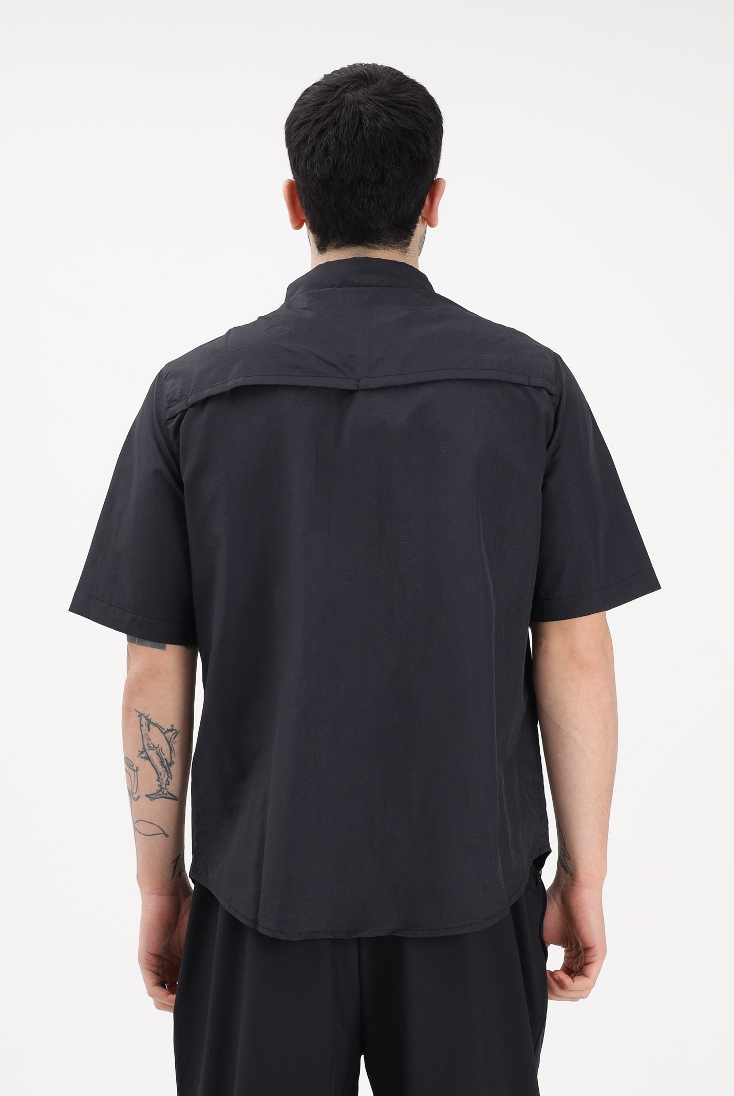 THE NORTH FACE Camicia a manica corta nera da uomo NF0A8FU6JK31 . THE NORTH FACE