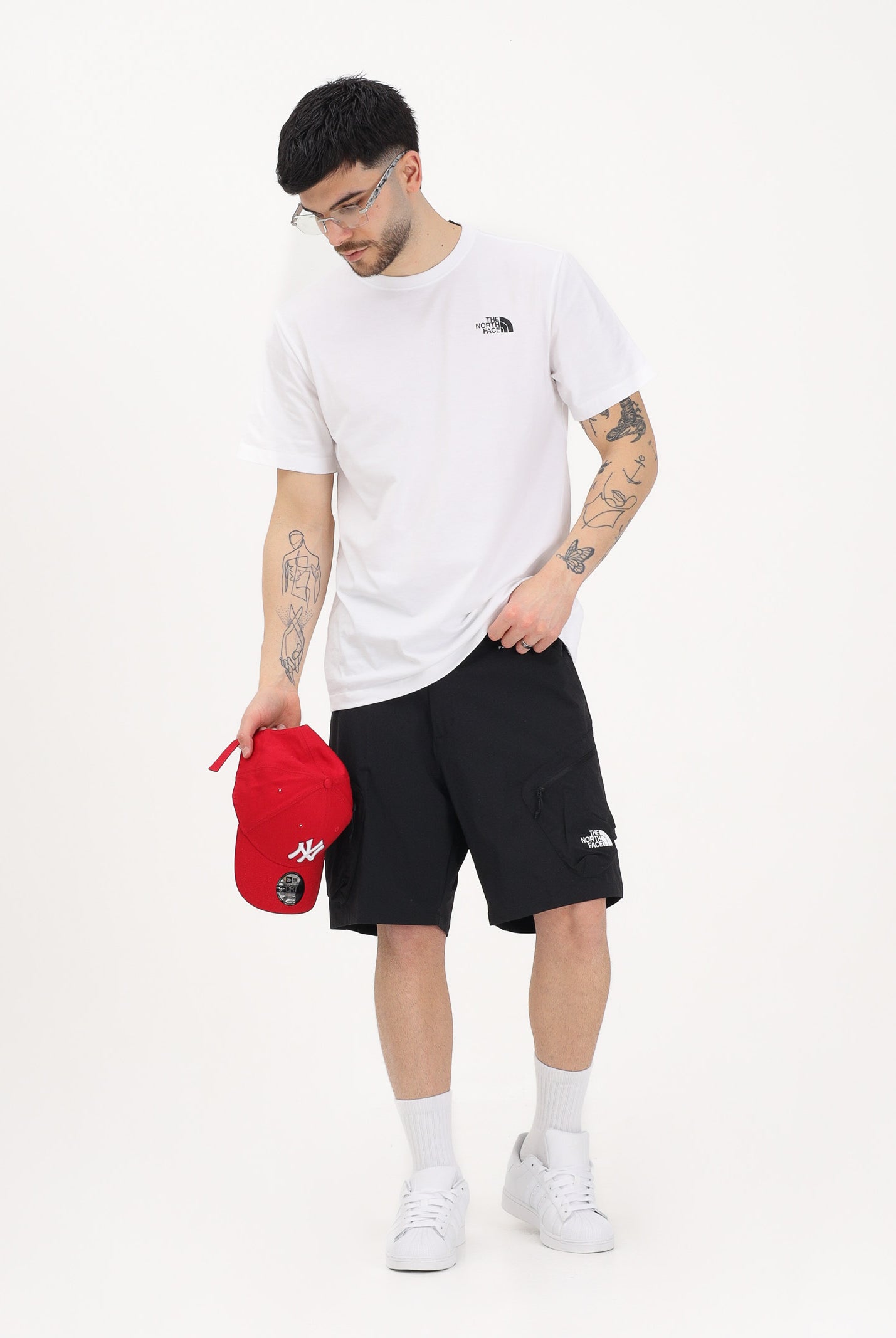 THE NORTH FACE Shorts ripiegabile nero da uomo NF0A8FUAJK31 . THE NORTH FACE