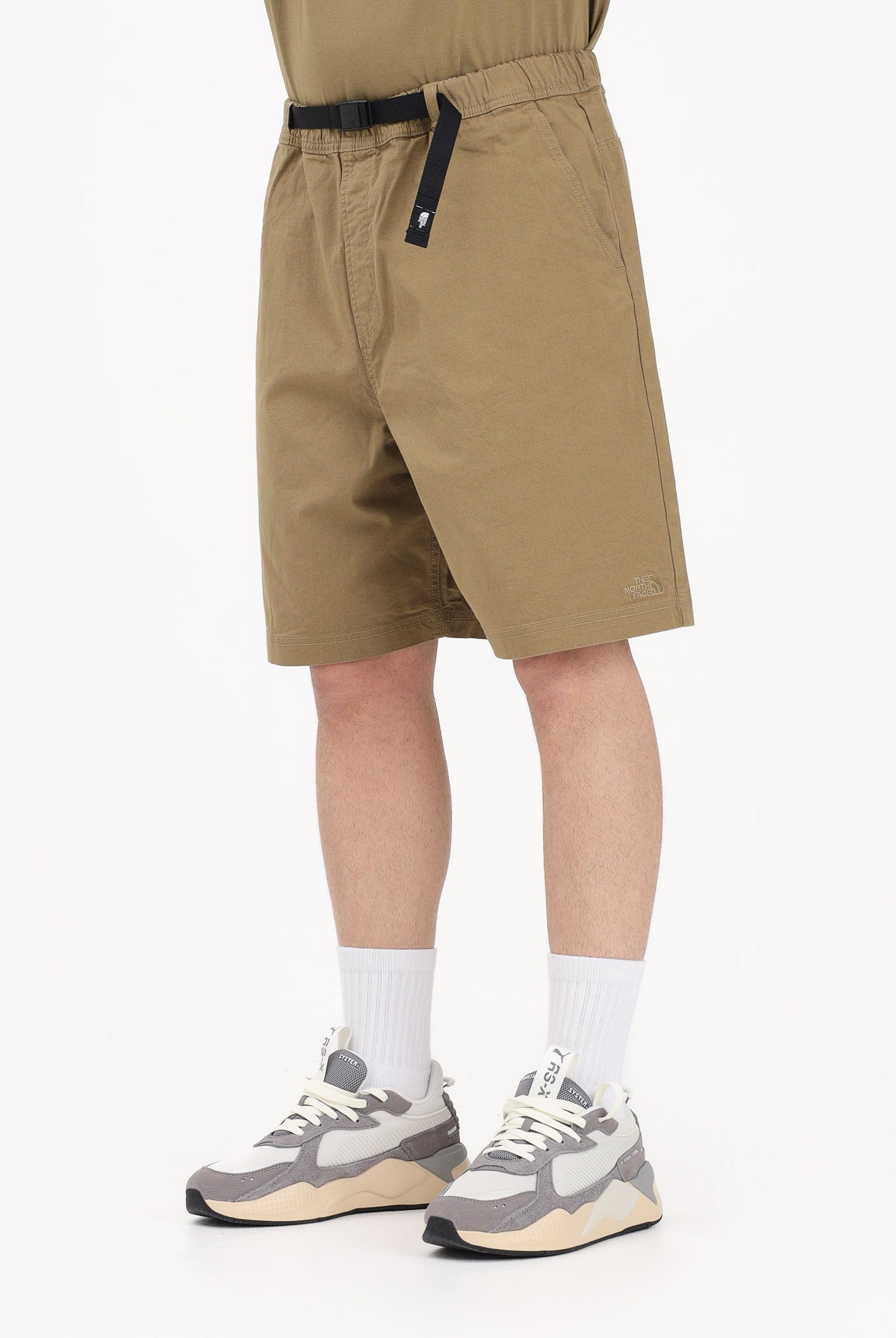 THE NORTH FACE Shorts Baggy Beta color kaki da uomo NF0A8G0A2EL1 . THE NORTH FACE