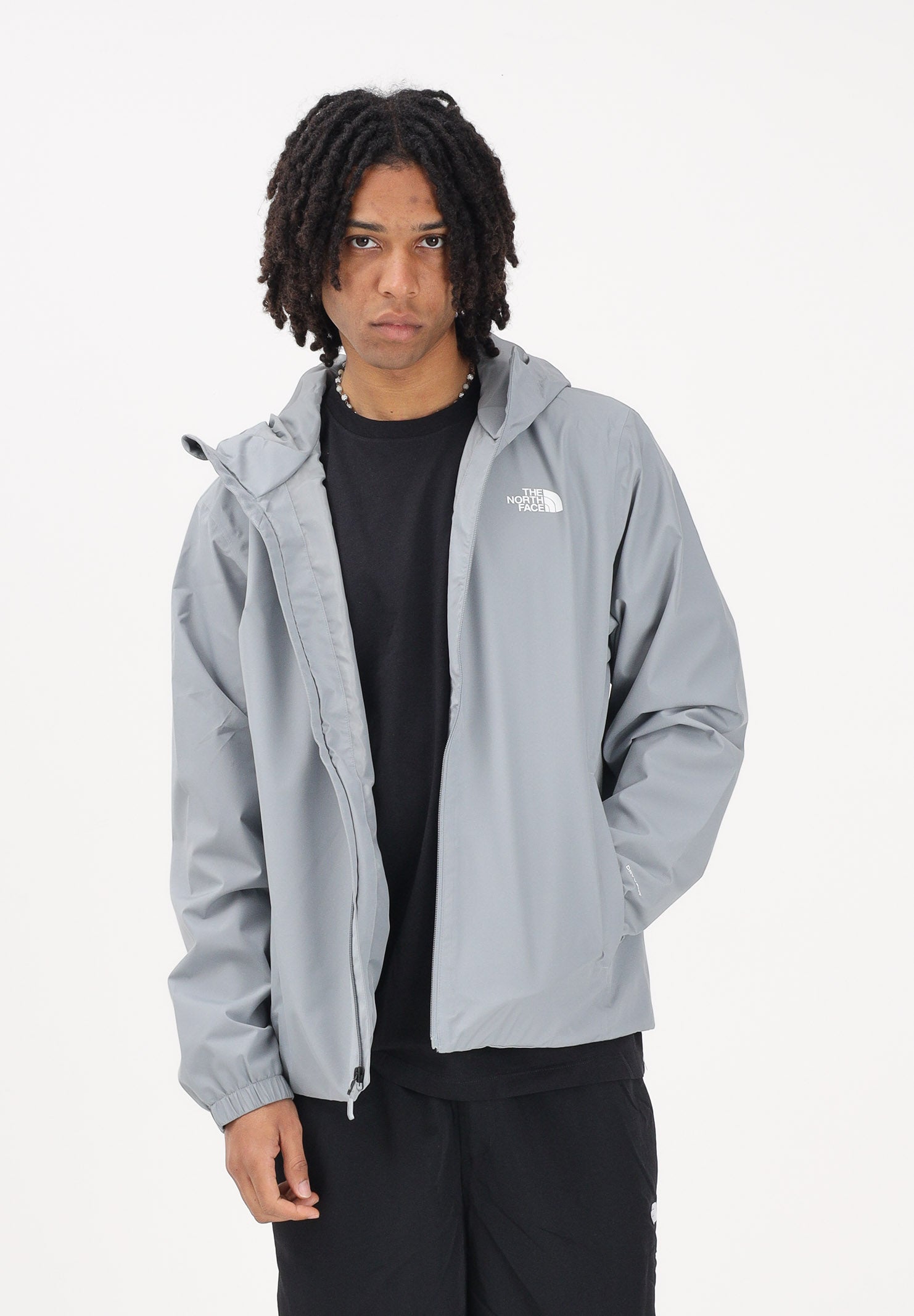 THE NORTH FACE Giacca a vento Quest DryVent™ grigia da uomo NF0A8G0RH5F1 . THE NORTH FACE