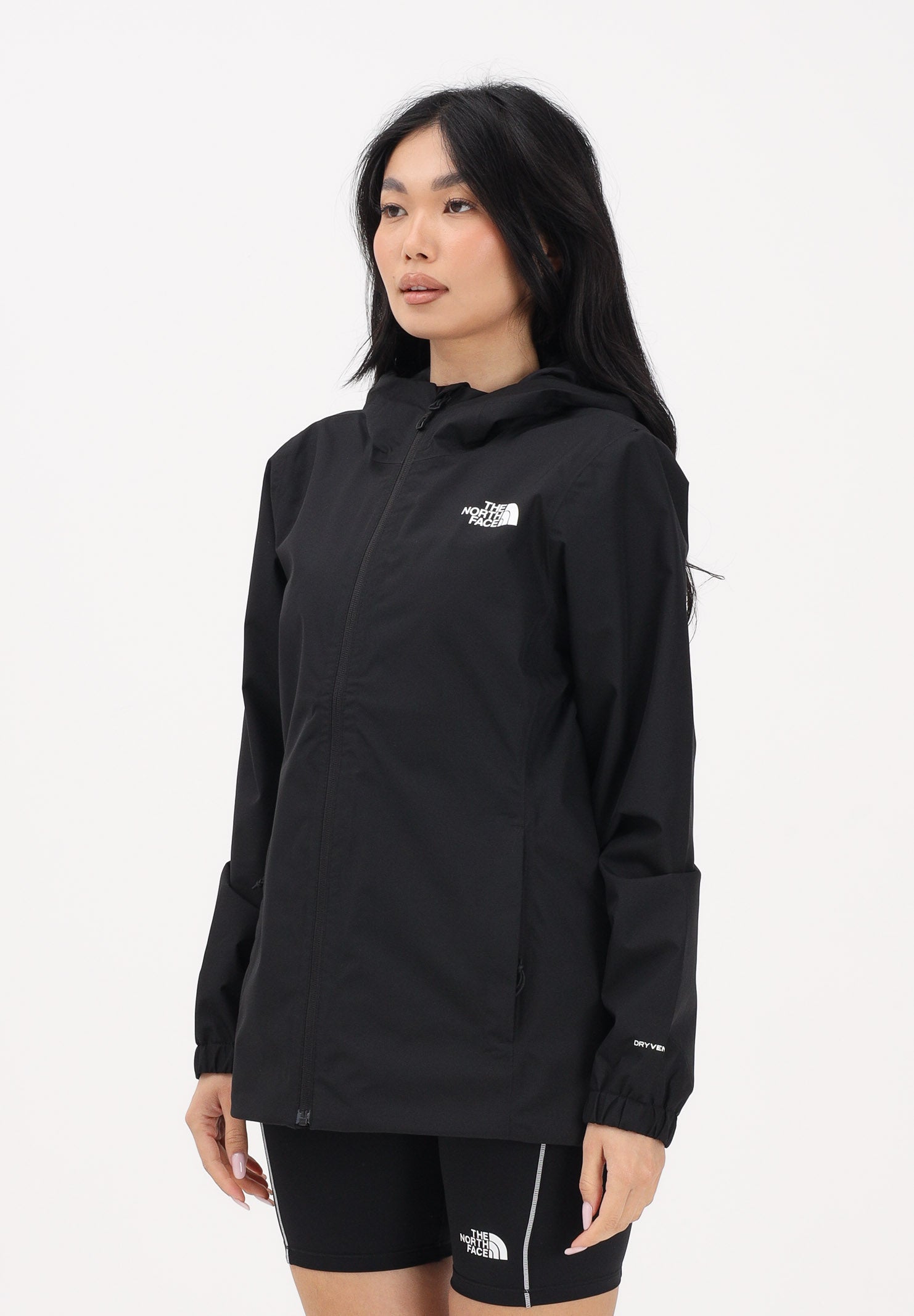 THE NORTH FACE Giacca a vento Quest DryVent™ nera da donna NF0A8G12JK31 . THE NORTH FACE