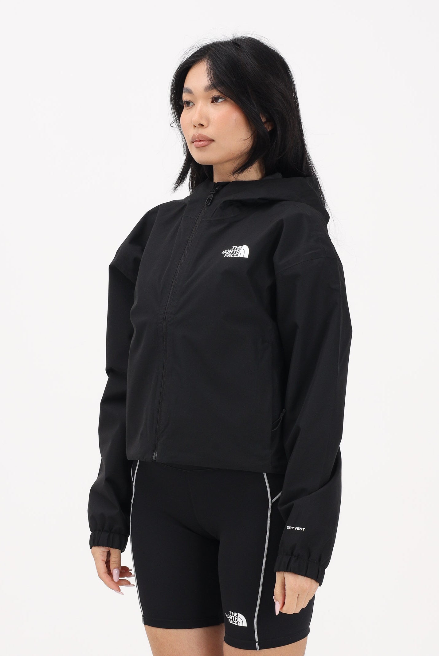 THE NORTH FACE Giacca a vento Quest DryVent™ nera da donna NF0A8G13JK31 . THE NORTH FACE