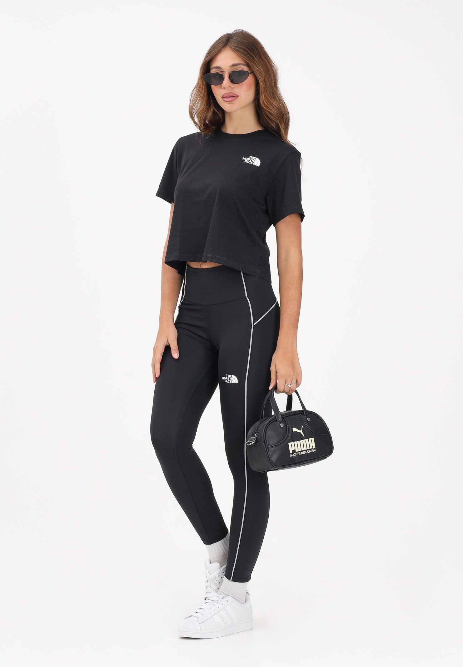 THE NORTH FACE Leggings sportivo Cambrena nero da donna NF0A8G1EJK31 . THE NORTH FACE