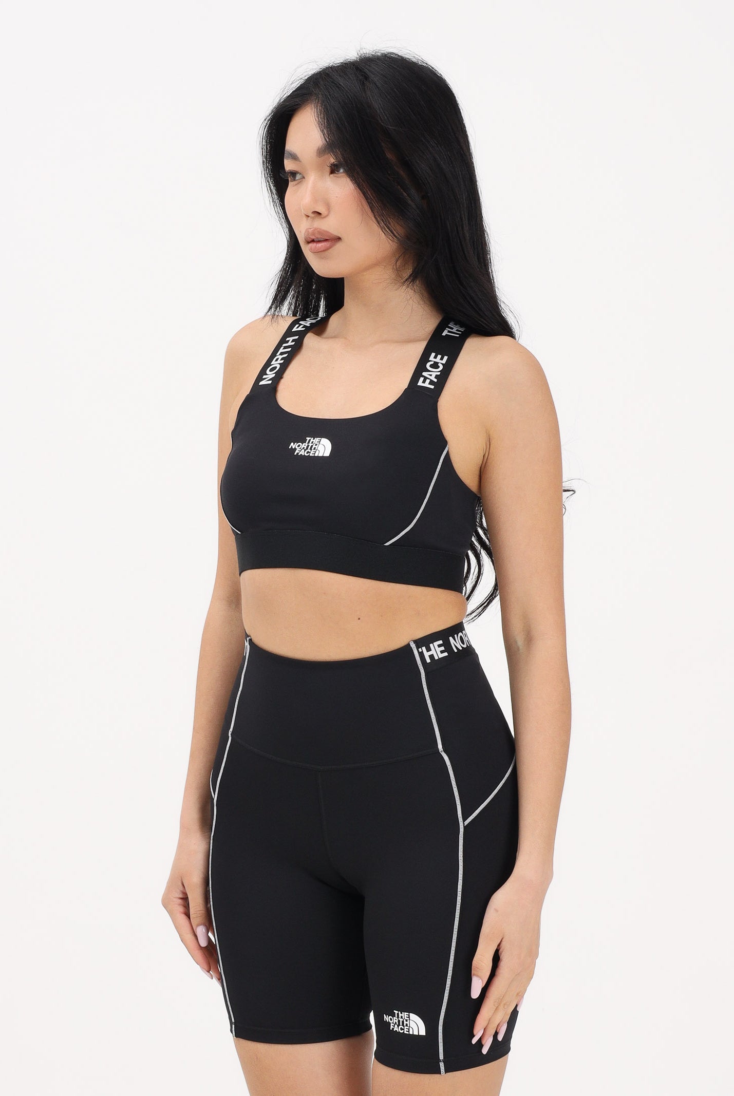 THE NORTH FACE Top sportivo Cambrena nero da donna NF0A8G1JJK31 . THE NORTH FACE