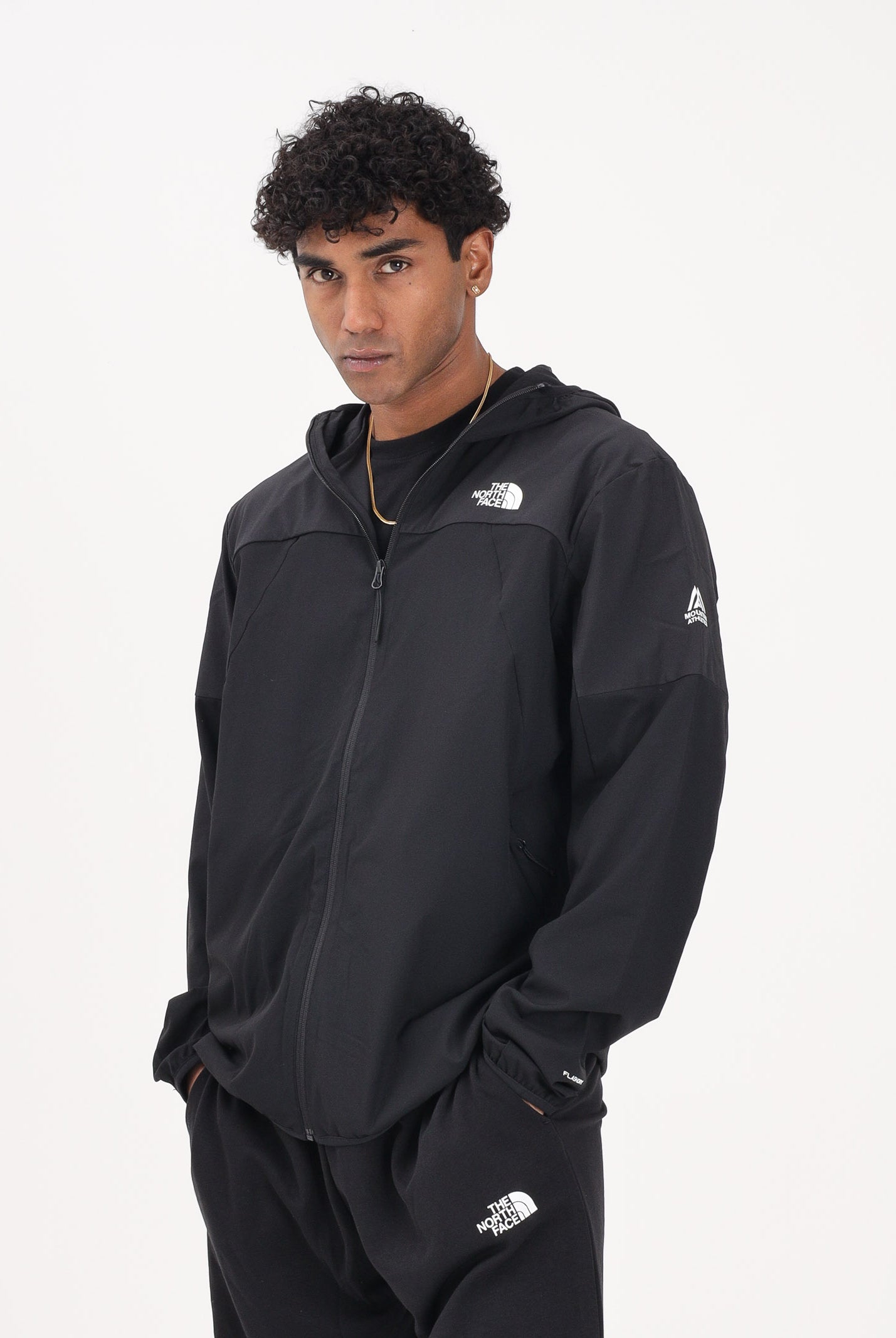 THE NORTH FACE Giacca a vento Mountain Athletics Ushba nera da uomo NF0A8G8EJK31 . THE NORTH FACE