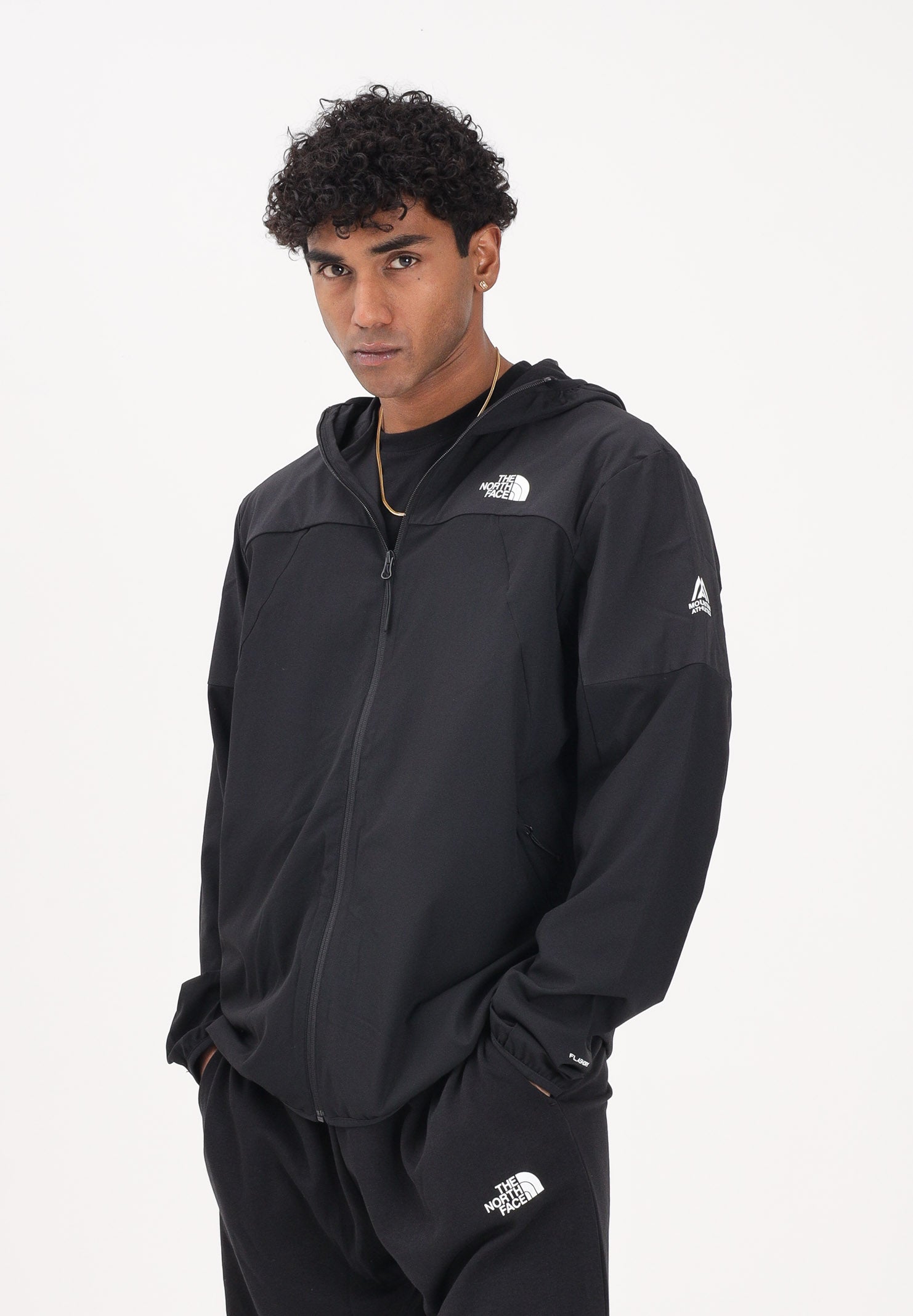 THE NORTH FACE Giacca a vento Mountain Athletics Ushba nera da uomo NF0A8G8EJK31 . THE NORTH FACE