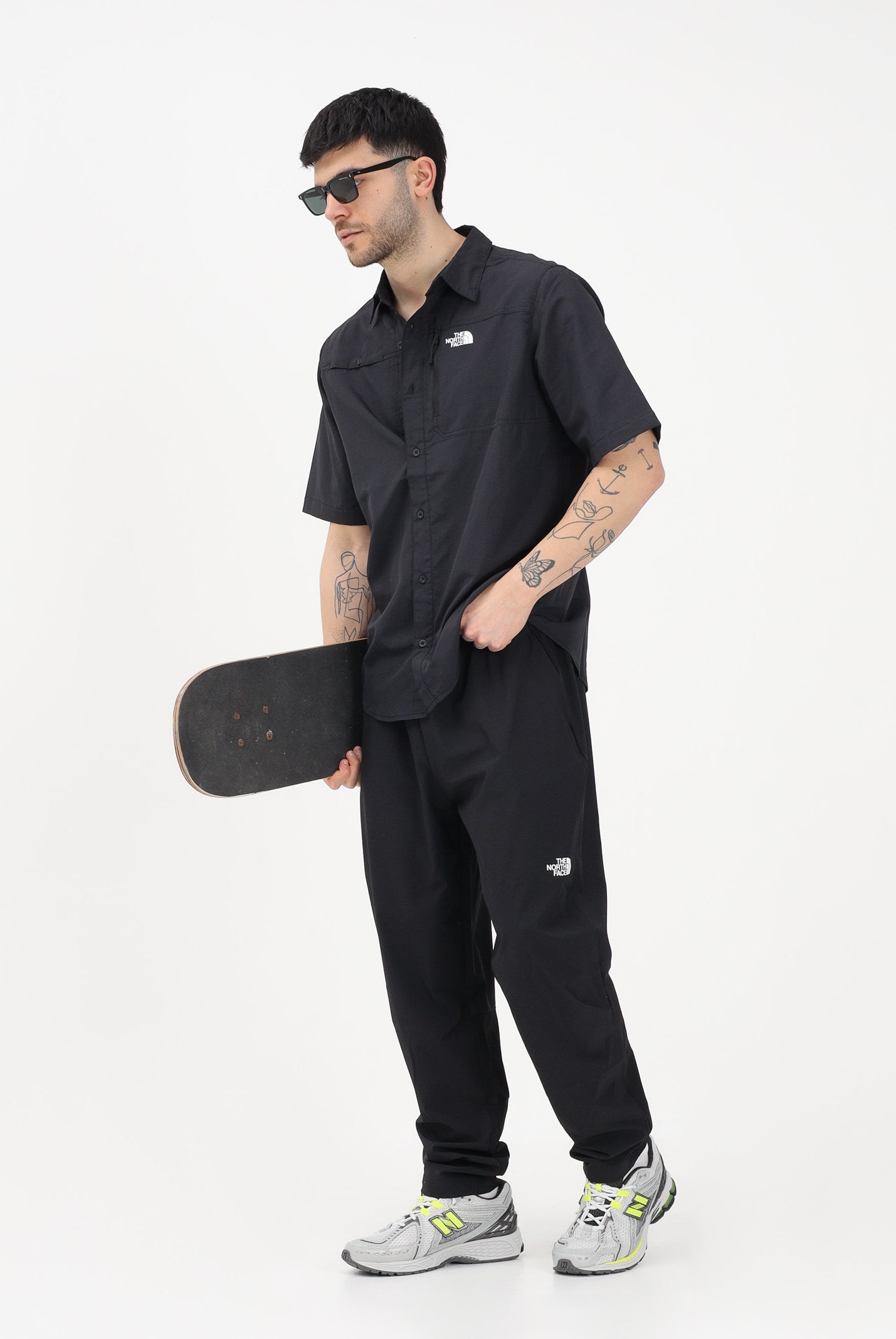 THE NORTH FACE Pantalone Mountain Athletics nero da uomo NF0A8G8FJK31 . THE NORTH FACE