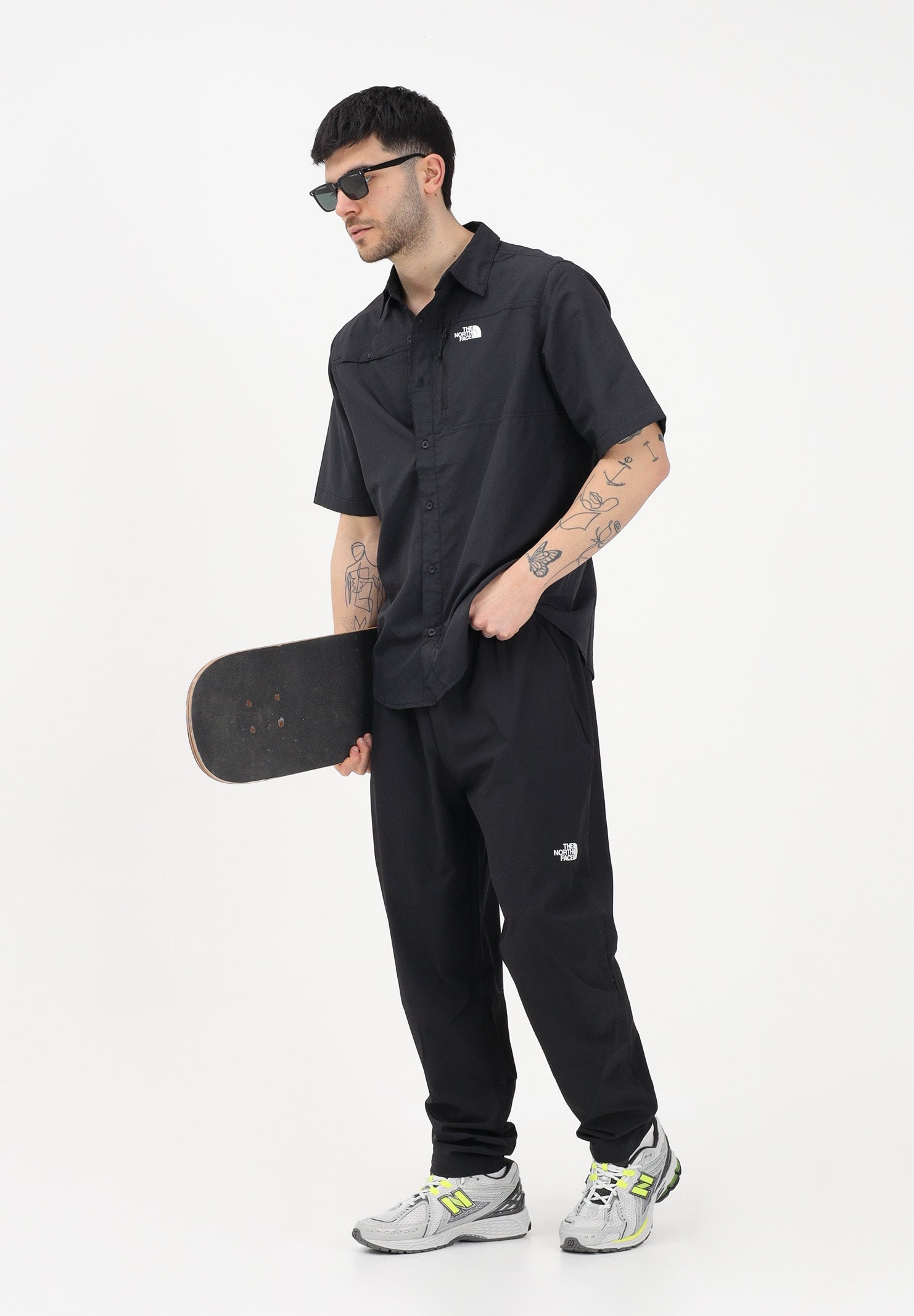 THE NORTH FACE Pantalone Mountain Athletics nero da uomo NF0A8G8FJK31 . THE NORTH FACE
