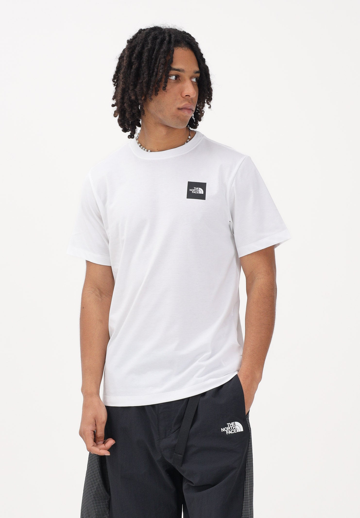 THE NORTH FACE T-shirt a manica corta Evolution Box Half Dome Regular bianca da uomo NF0A8G9CFN41 . THE NORTH FACE