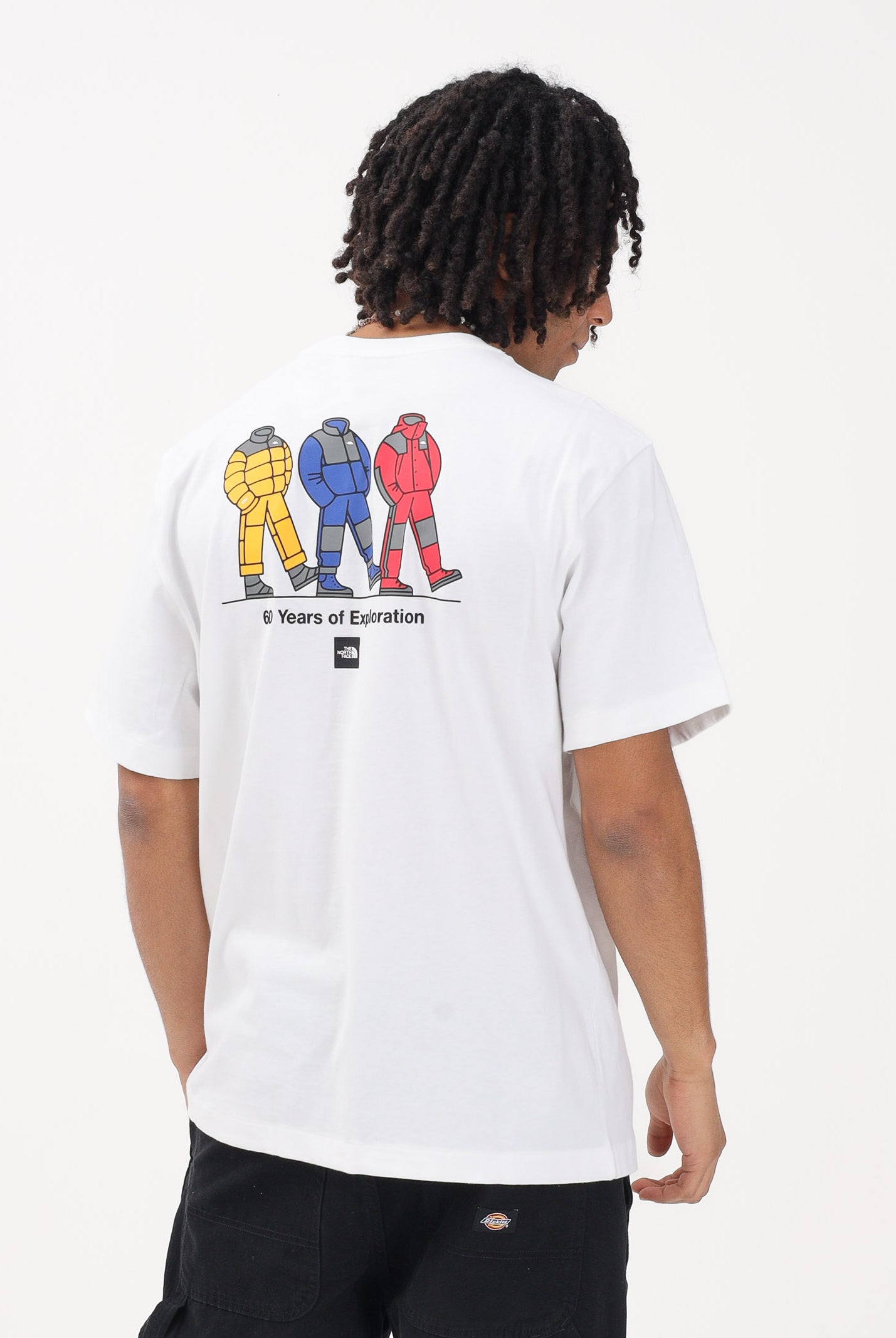 THE NORTH FACE T-shirt a manica corta TNF™ Celebration bianca da uomo NF0A8GARFN41 . THE NORTH FACE