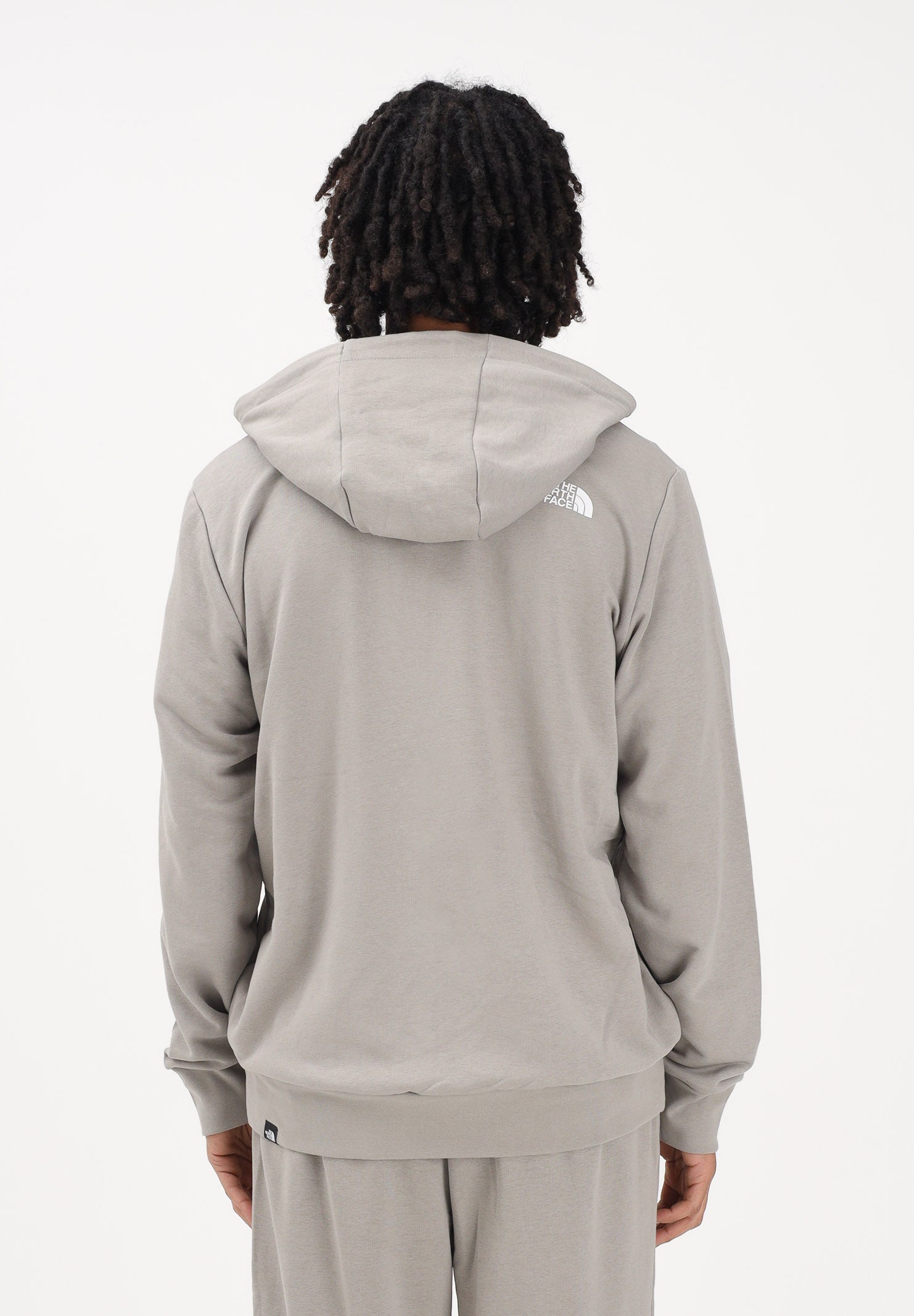 THE NORTH FACE Felpa con zip Simple Dome Light Regular fango da uomo NF0A8GQ72MB1 . THE NORTH FACE