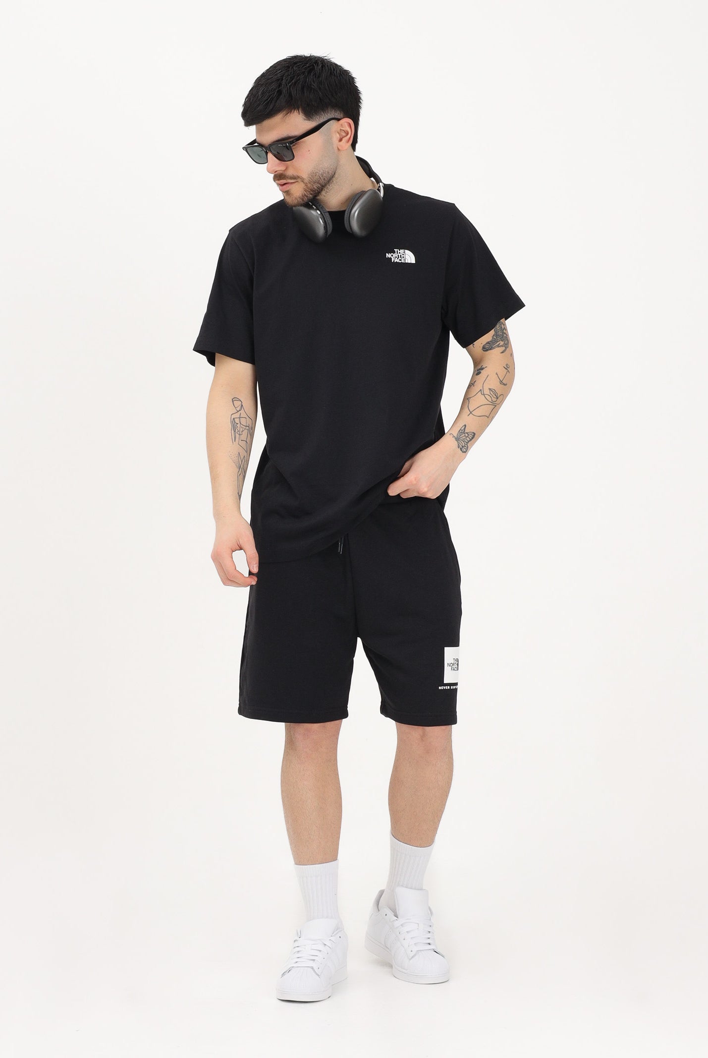 THE NORTH FACE Shorts sportivo NSE Box Light Regular nero da uomo NF0A8GQ8JK31 . THE NORTH FACE