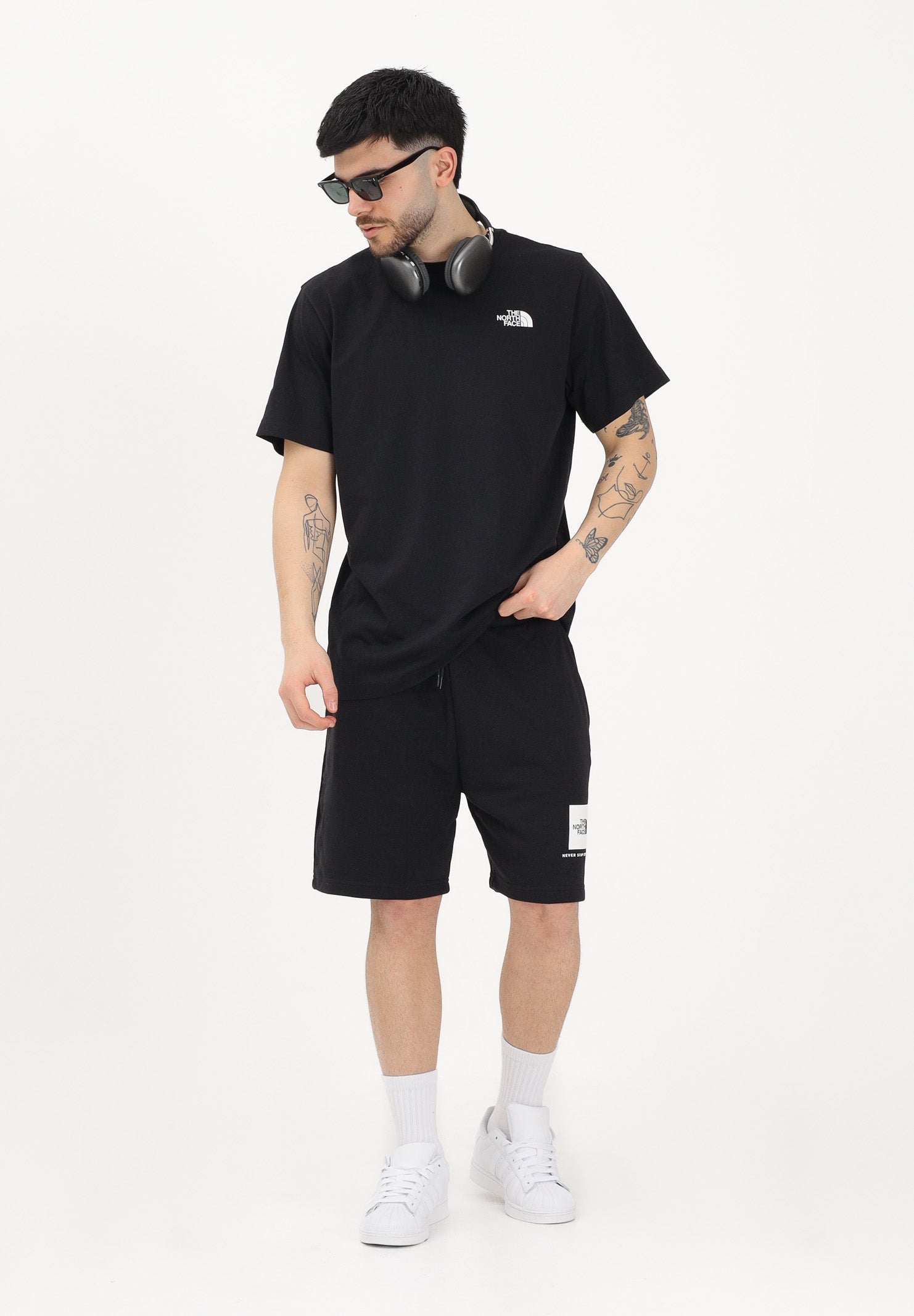 THE NORTH FACE Shorts sportivo NSE Box Light Regular nero da uomo NF0A8GQ8JK31 . THE NORTH FACE