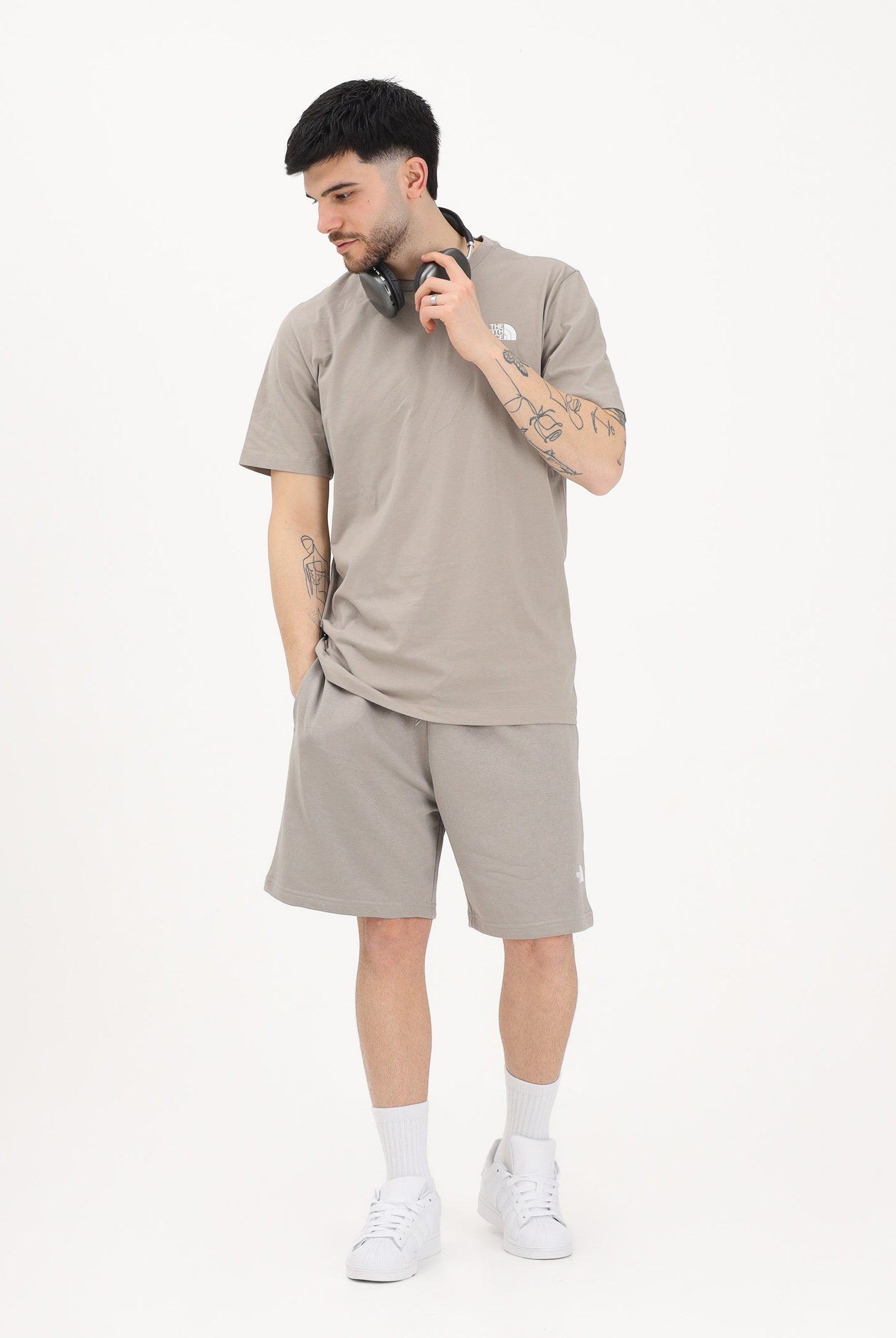 THE NORTH FACE Shorts sportivo Simple Dome Light Regular fango da uomo NF0A8GQB2MB1 . THE NORTH FACE