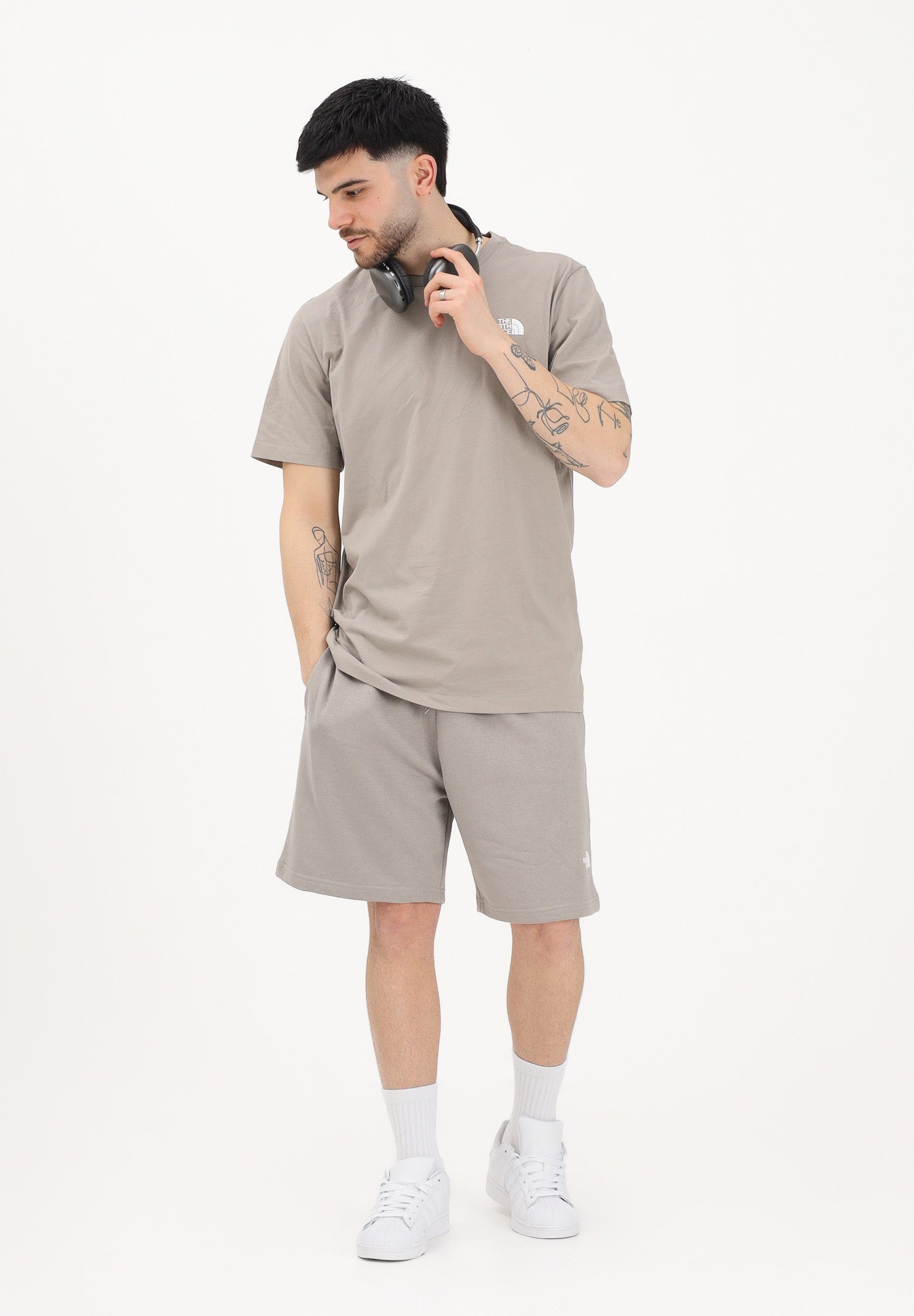 THE NORTH FACE Shorts sportivo Simple Dome Light Regular fango da uomo NF0A8GQB2MB1 . THE NORTH FACE