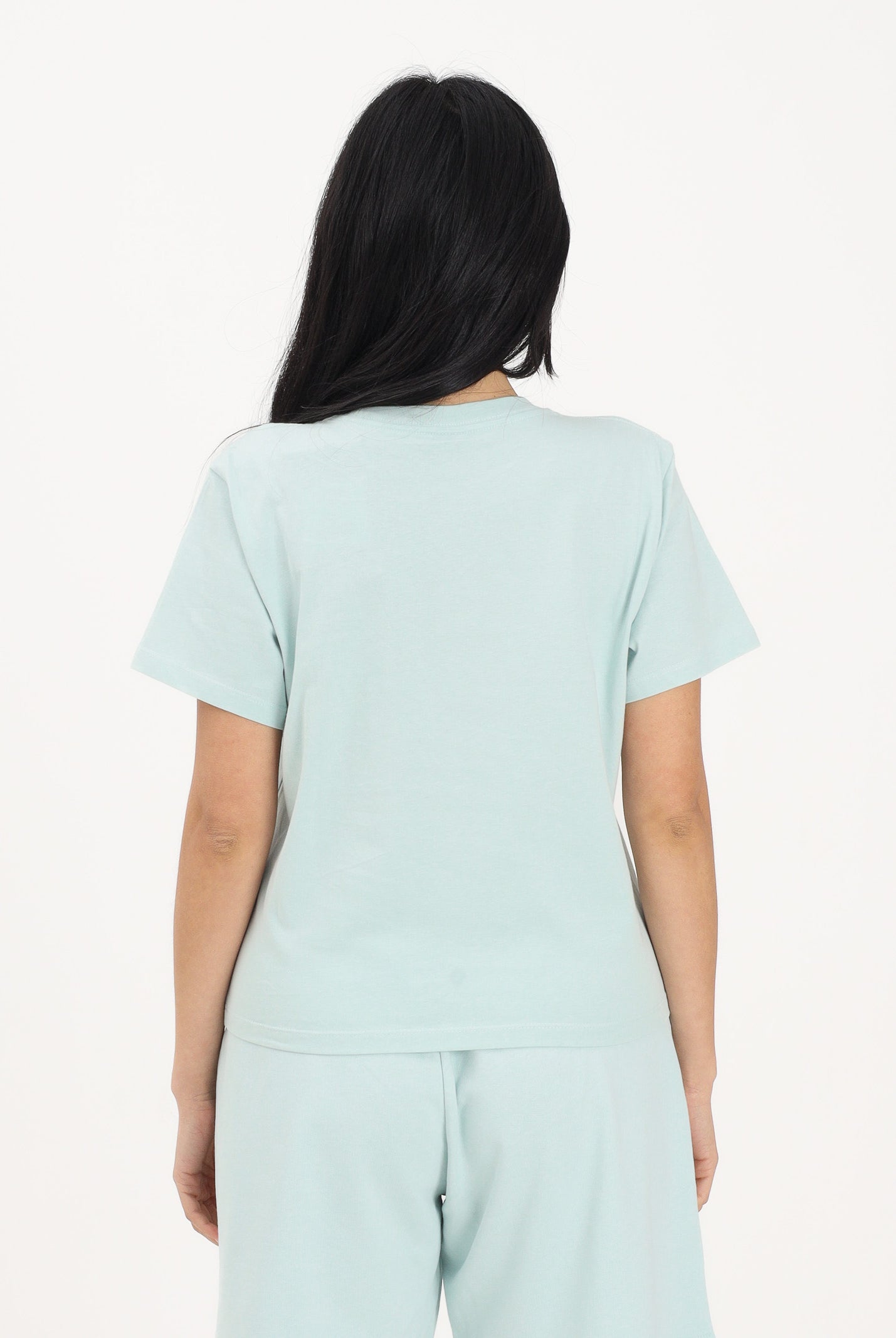 THE NORTH FACE T-shirt a manica corta Essential Regular Cutie verde acqua da donna NF0A8GR1G701 . THE NORTH FACE