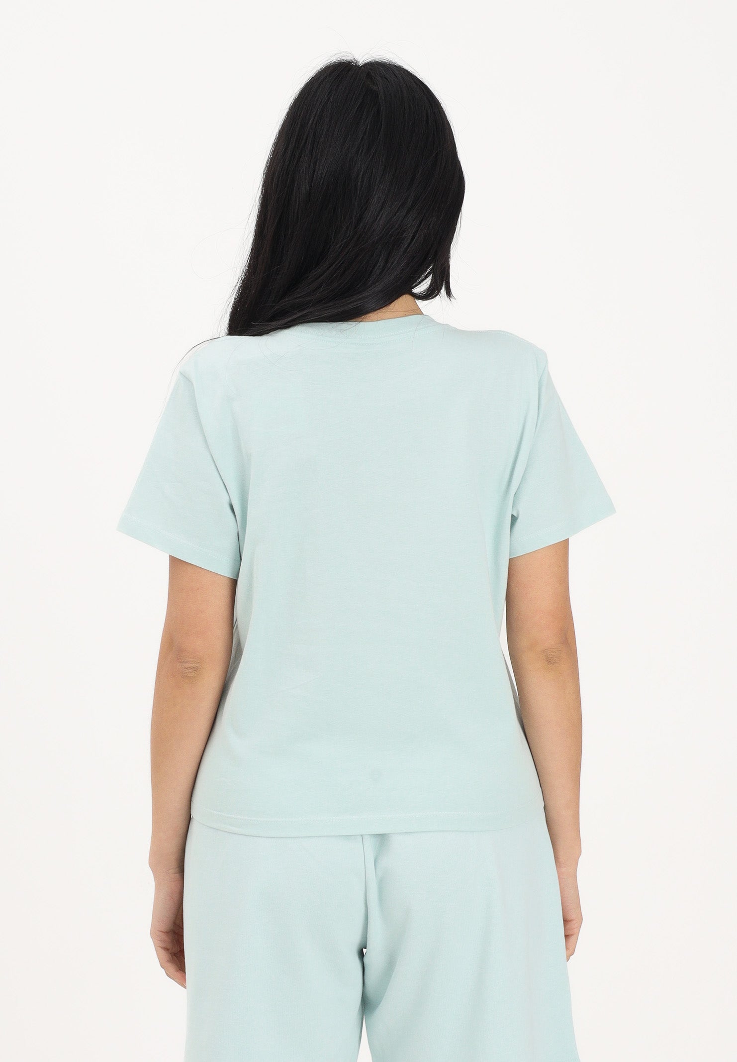THE NORTH FACE T-shirt a manica corta Essential Regular Cutie verde acqua da donna NF0A8GR1G701 . THE NORTH FACE