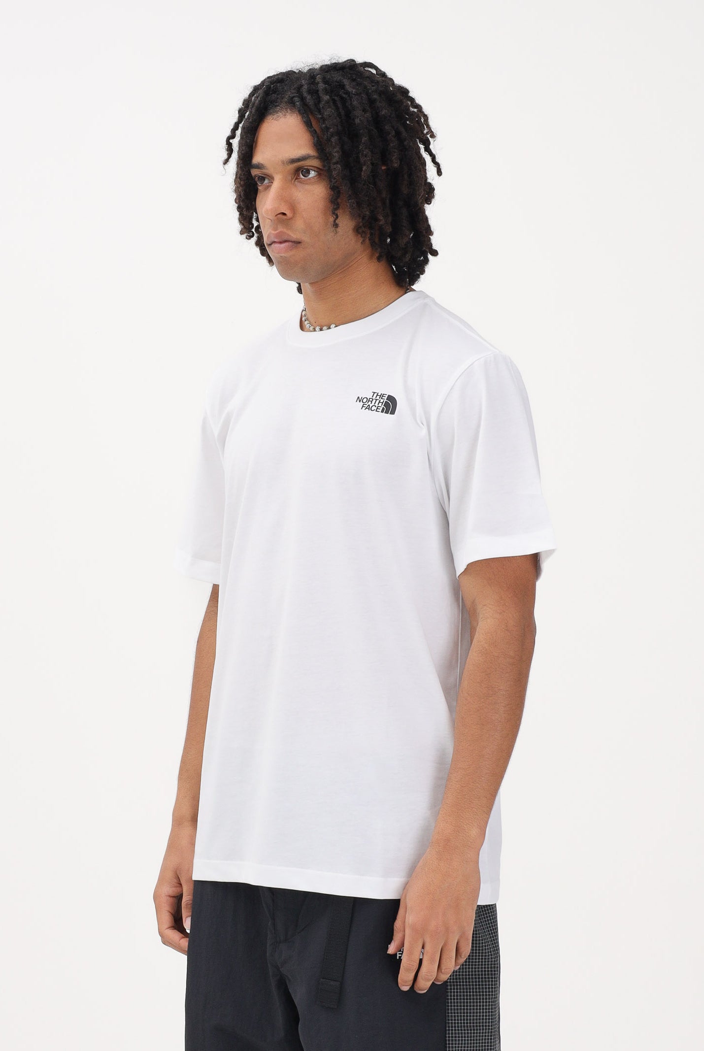 THE NORTH FACE T-shirt a manica corta Mountain Sketch bianca da uomo NF0A8GUZFN41 . THE NORTH FACE