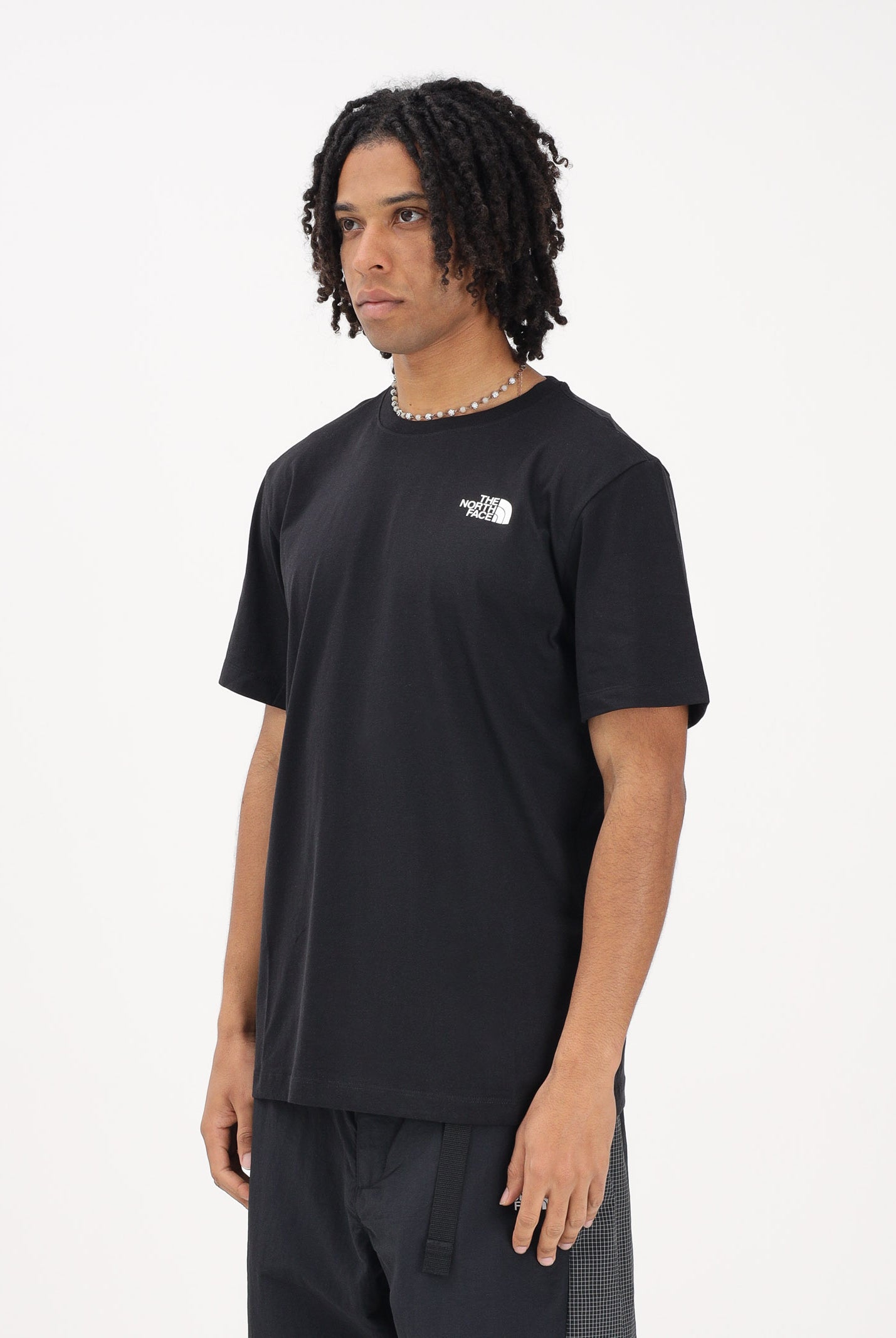 THE NORTH FACE T-shirt a manica corta Mountain Sketch nera da uomo NF0A8GUZJK31 . THE NORTH FACE