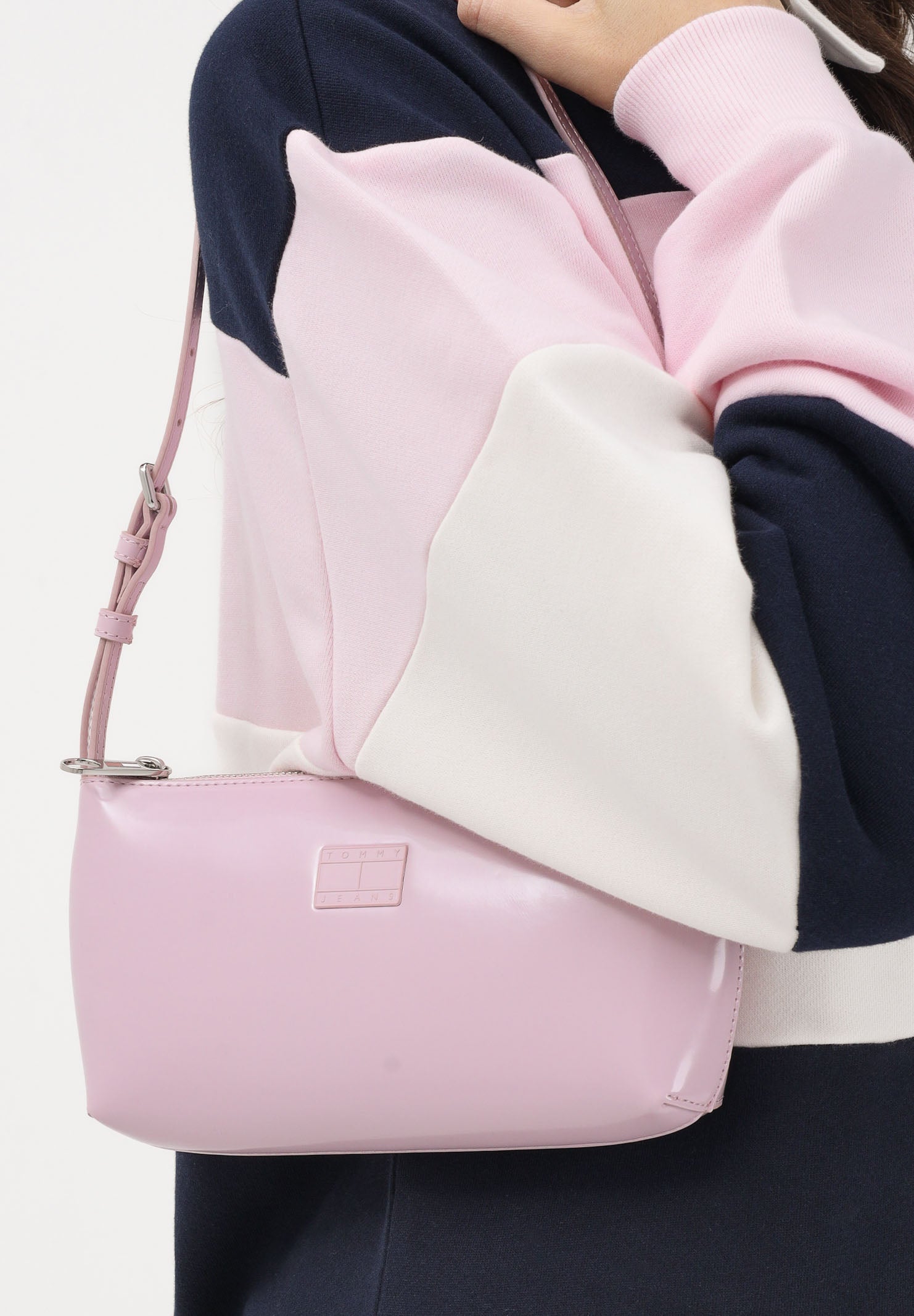 TOMMY JEANS Borsa a spalla Essential rosa da donna AW0AW17866 TON TOMMY JEANS