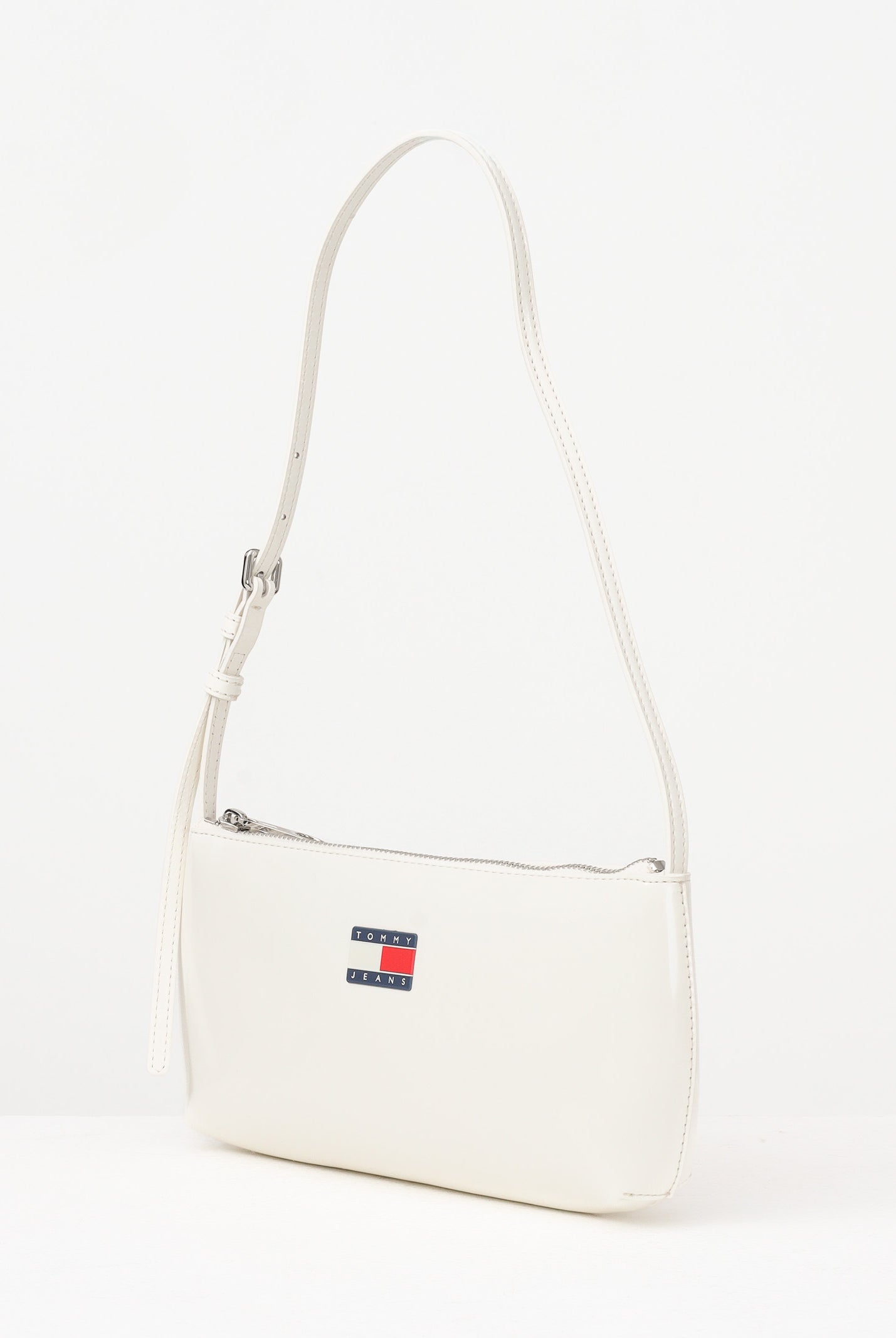 TOMMY JEANS Borsa a spalla Essential panna da donna AW0AW17866 YBI TOMMY JEANS