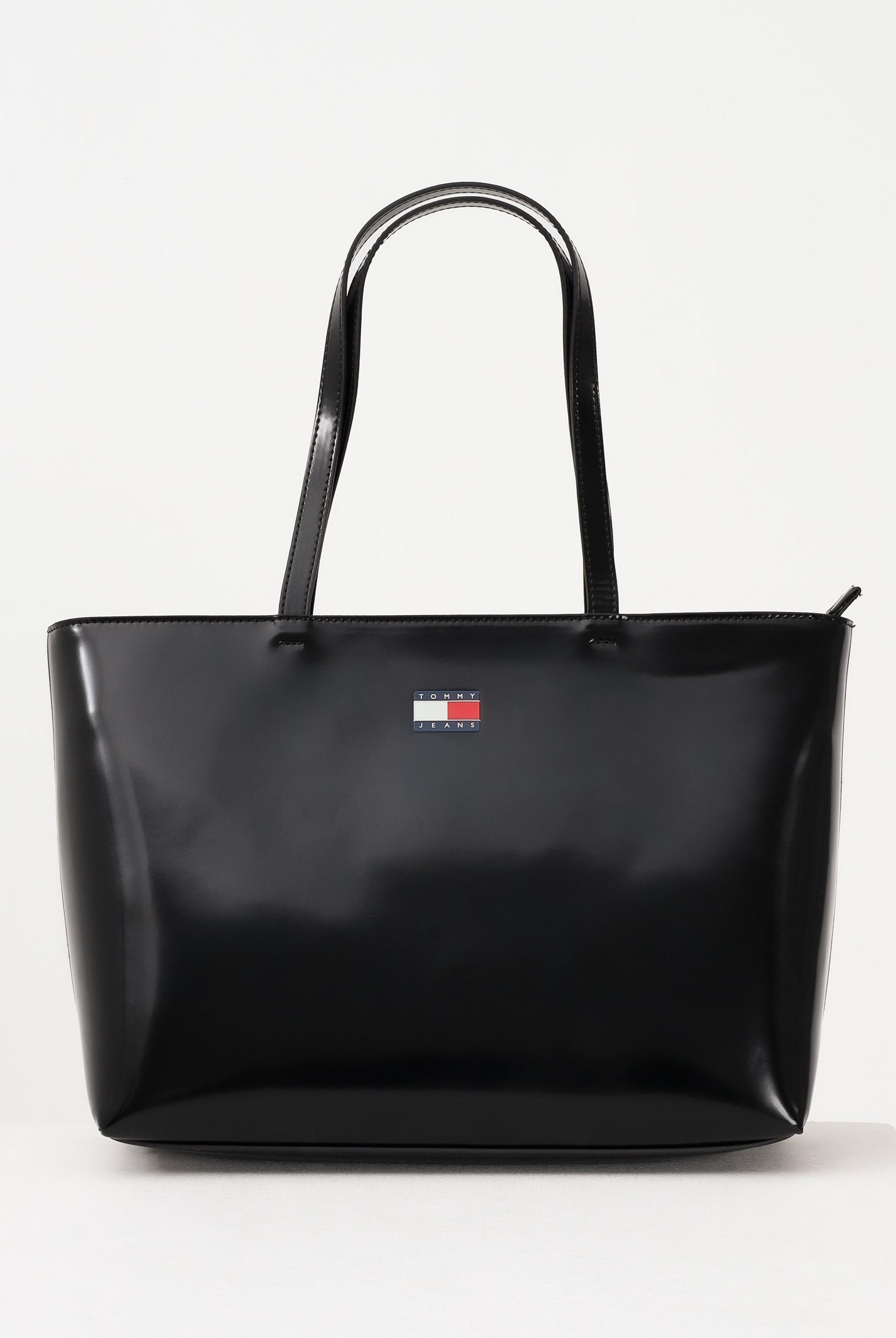TOMMY JEANS Shopper nera da donna con logo AW0AW18069 BDS TOMMY JEANS