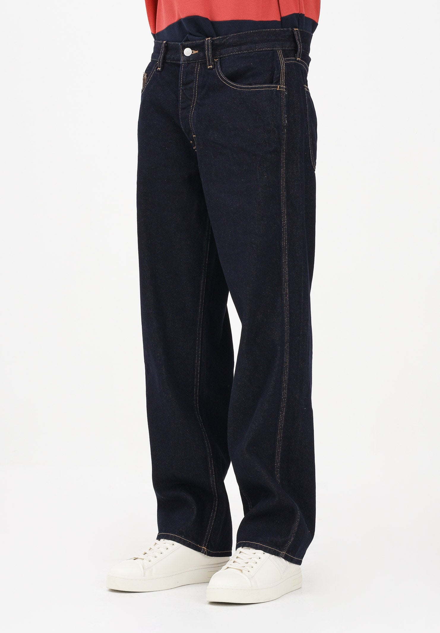 TOMMY JEANS Jeans cargo Carpenter Jaimie in denim blu scuro da uomo DM0DM22276 1BK TOMMY JEANS