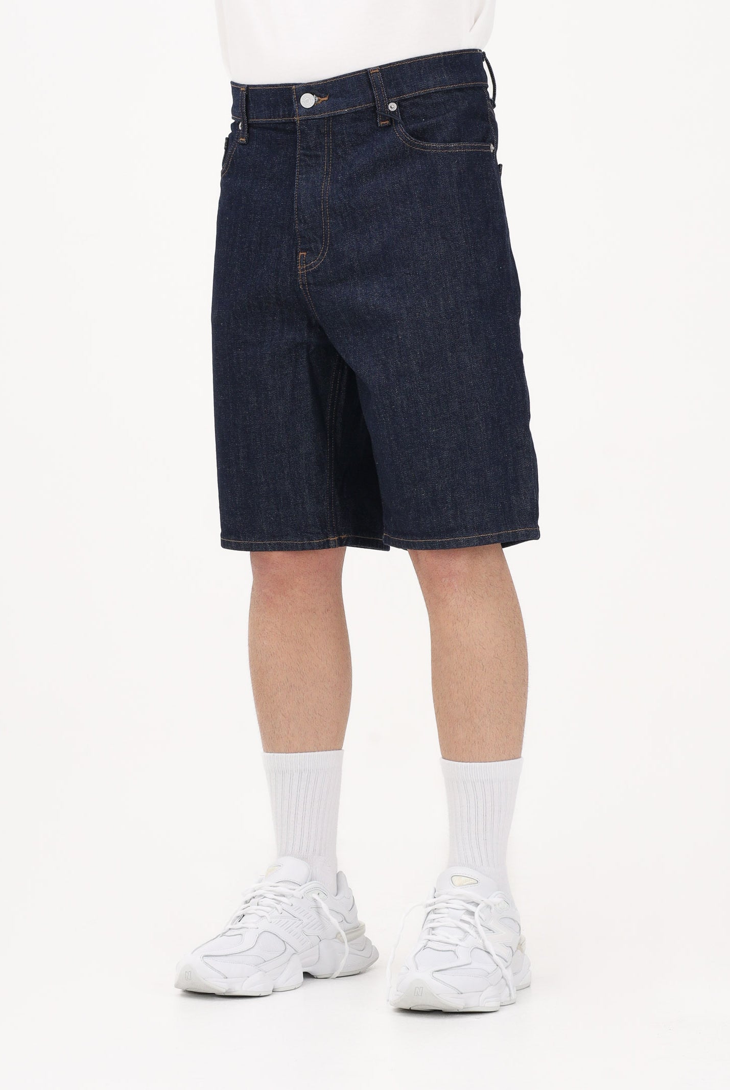TOMMY JEANS Shorts in denim blu da uomo DM0DM22974 1BK TOMMY JEANS