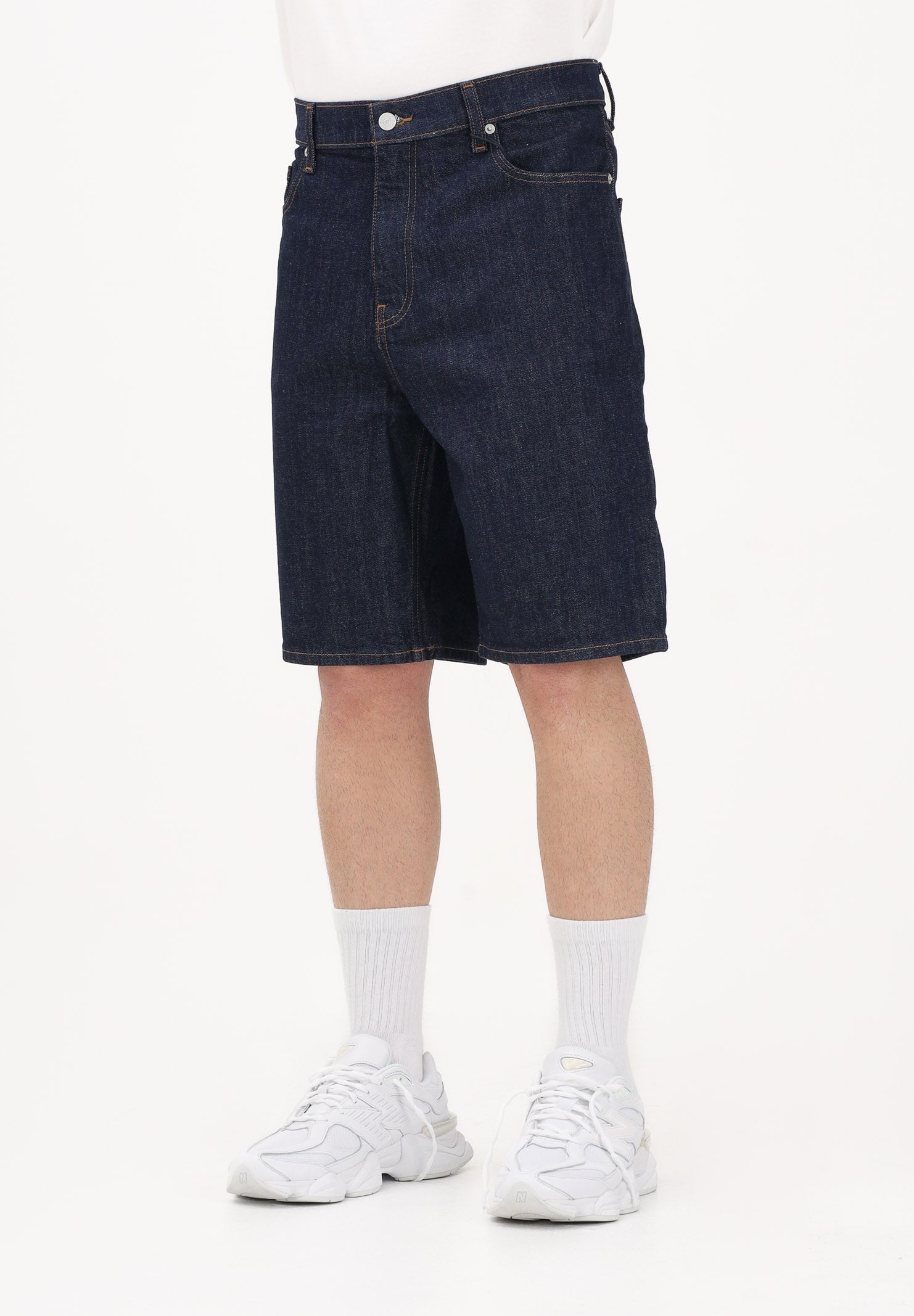 TOMMY JEANS Shorts in denim blu da uomo DM0DM22974 1BK TOMMY JEANS