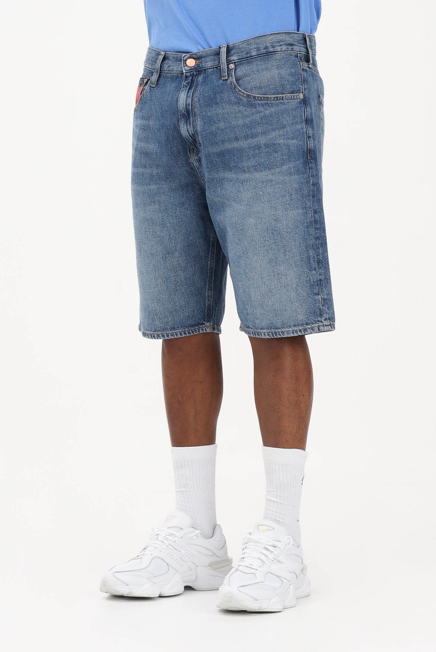 TOMMY JEANS Shorts in denim medio da uomo DM0DM22991 1BK TOMMY JEANS