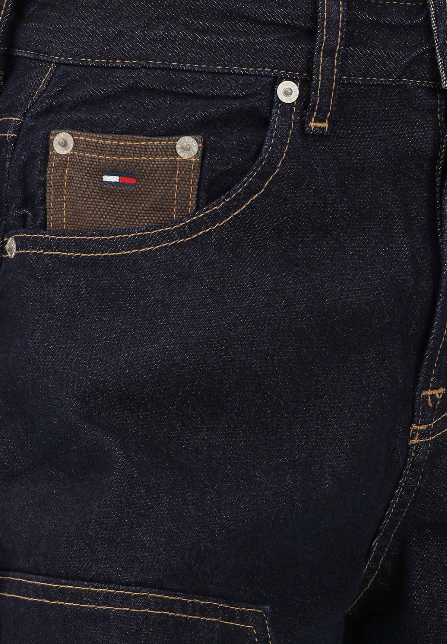 TOMMY JEANS Jeans in denim scuro da donna dal taglio wide leg DW0DW22550 1BK TOMMY JEANS