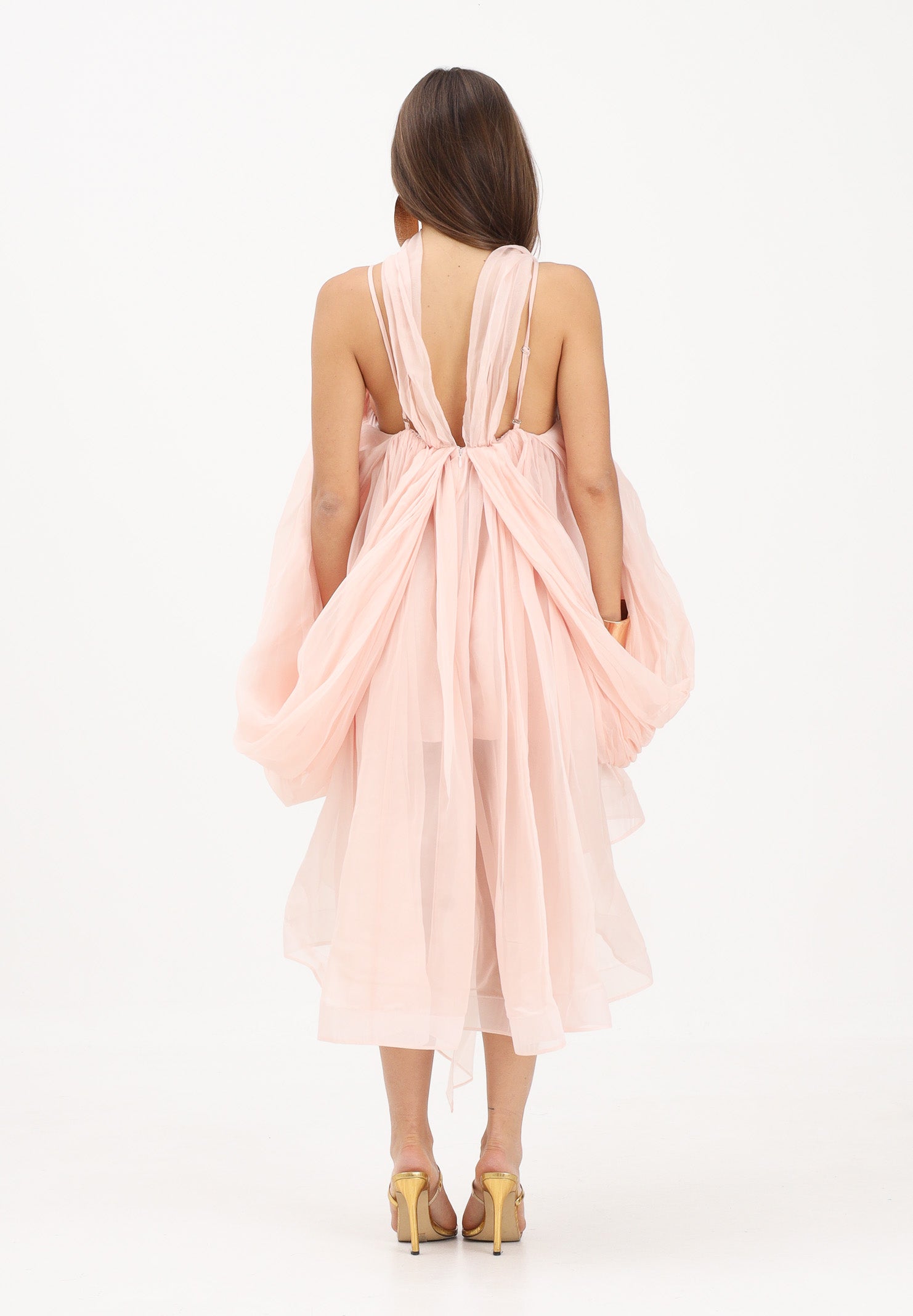 TPN abito midi DUNSTER ABITO PESCA Pesca rosa donna. DUNSTER PE TPN