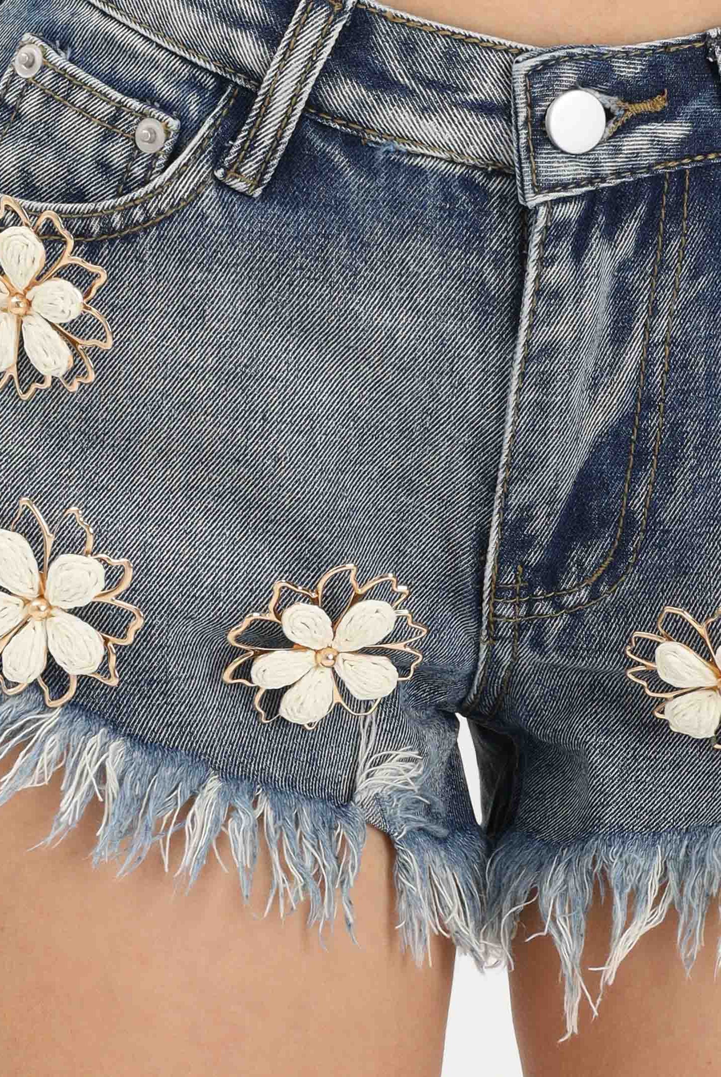TPN Shorts in denim medio da donna PALMER092S6 C9 TPN