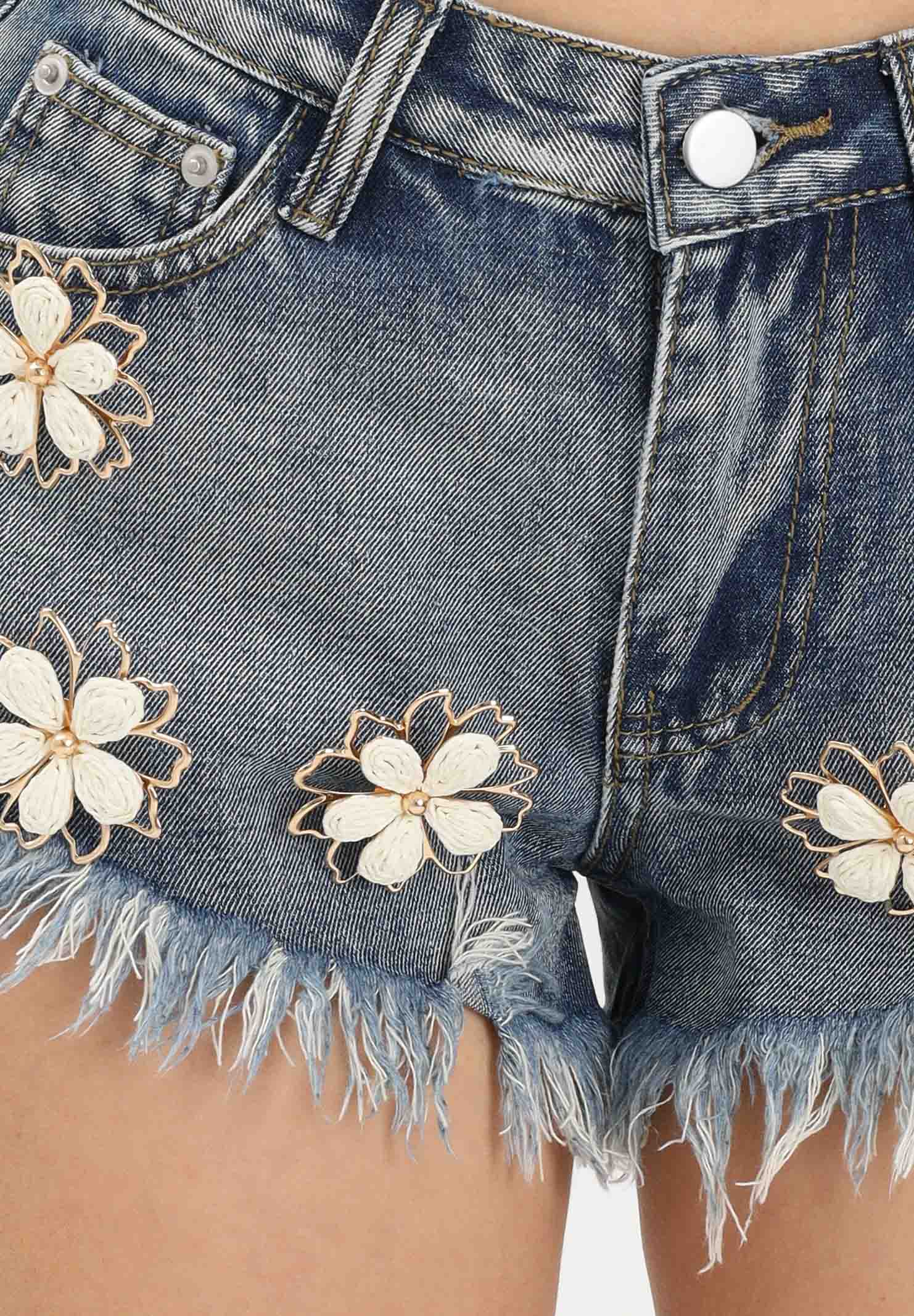 TPN Shorts in denim medio da donna PALMER092S6 C9 TPN