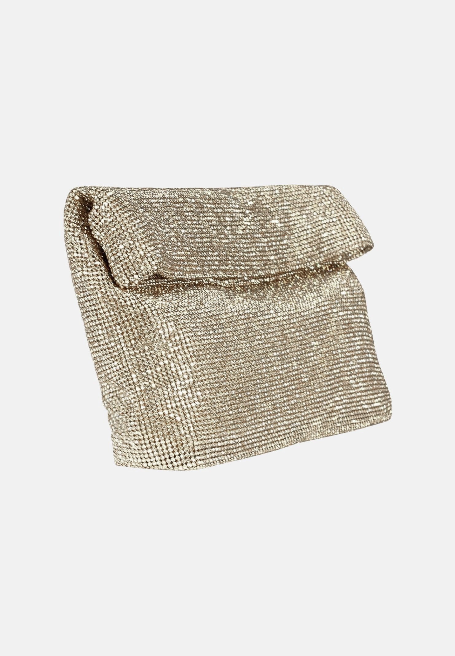 TWENTY FOURHAITCH Pochette oro da donna con micro strass BAG0005362P OR TWENTY FOURHAITCH