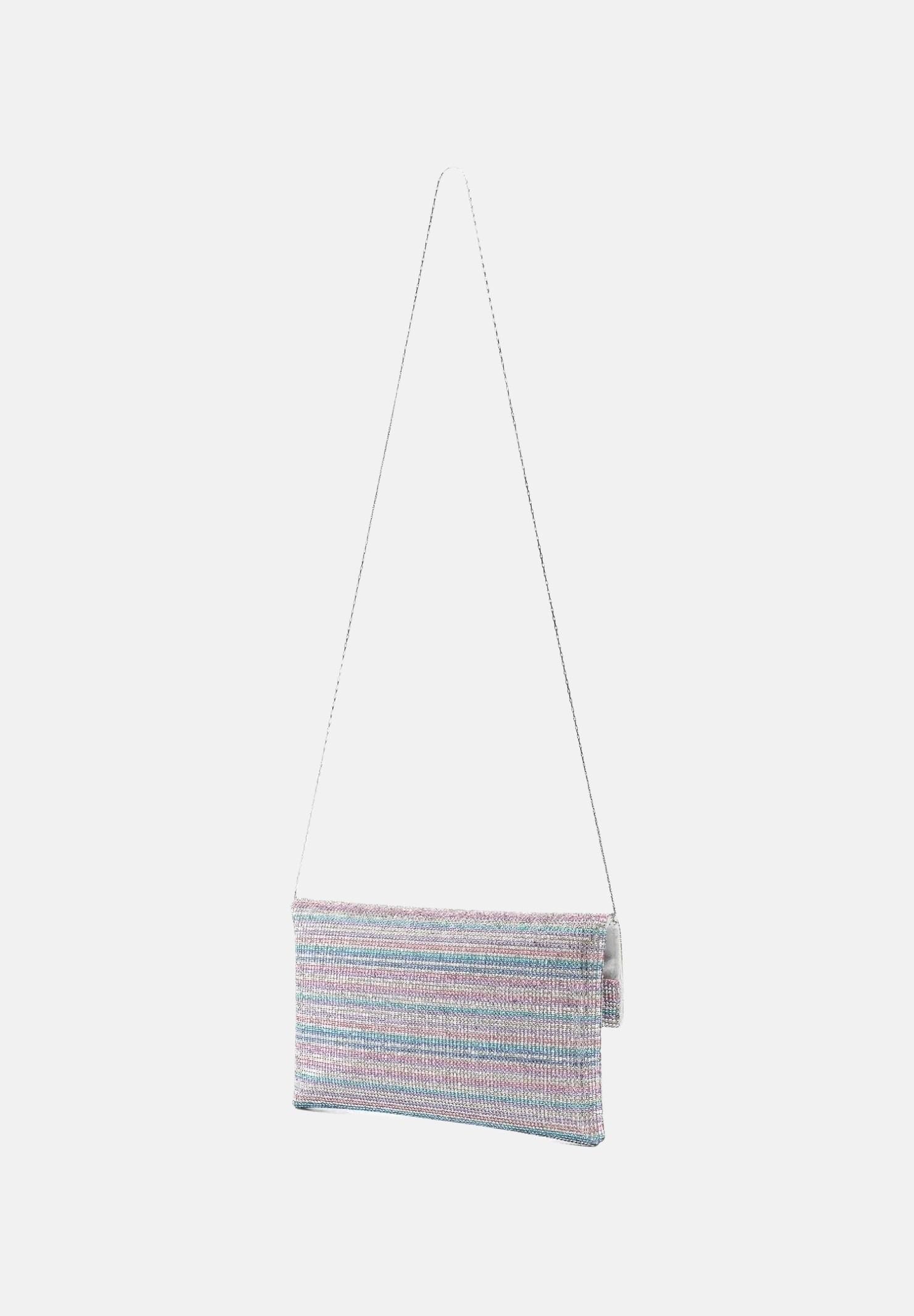 TWENTY FOURHAITCH Pochette multicolore da donna con micro strass BAG0006862P MU TWENTY FOURHAITCH