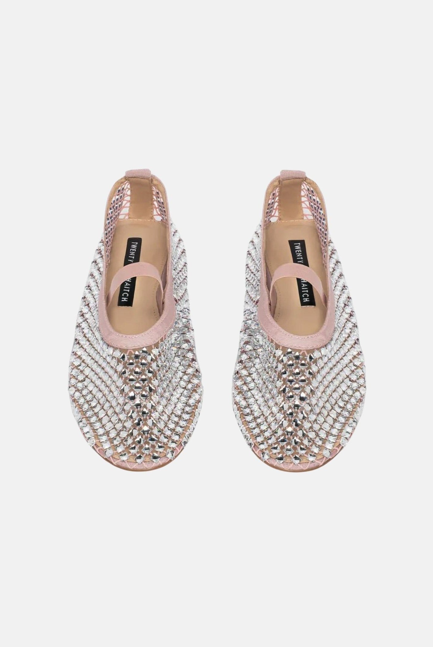 TWENTY FOURHAITCH Ballerine BOUNTY rosa e argento da donna S0114ROS62P RO TWENTY FOURHAITCH