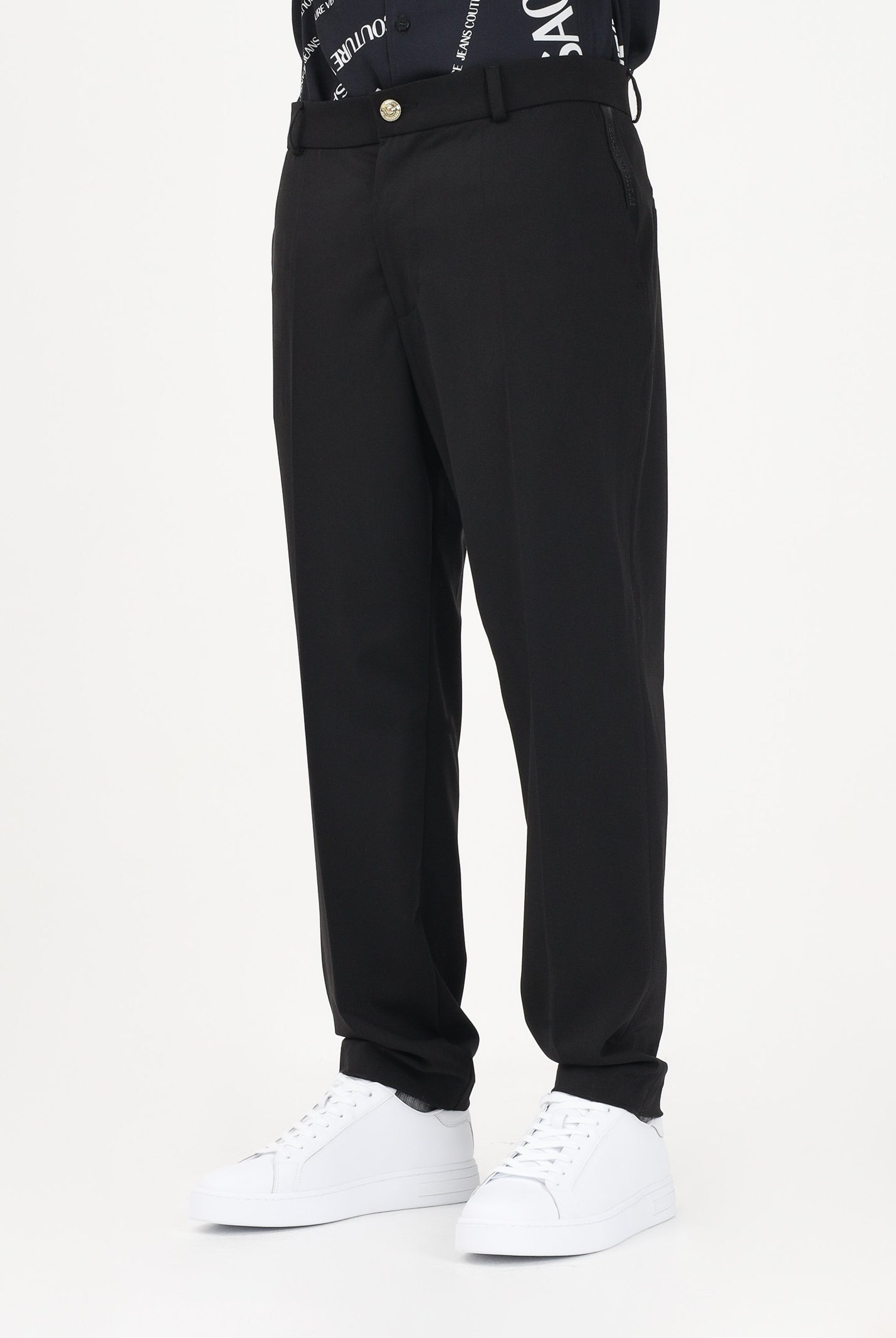 VERSACE JEANS COUTURE Pantalone elegante nero da uomo 80GAA128N0702 899 VERSACE JEANS COUTURE