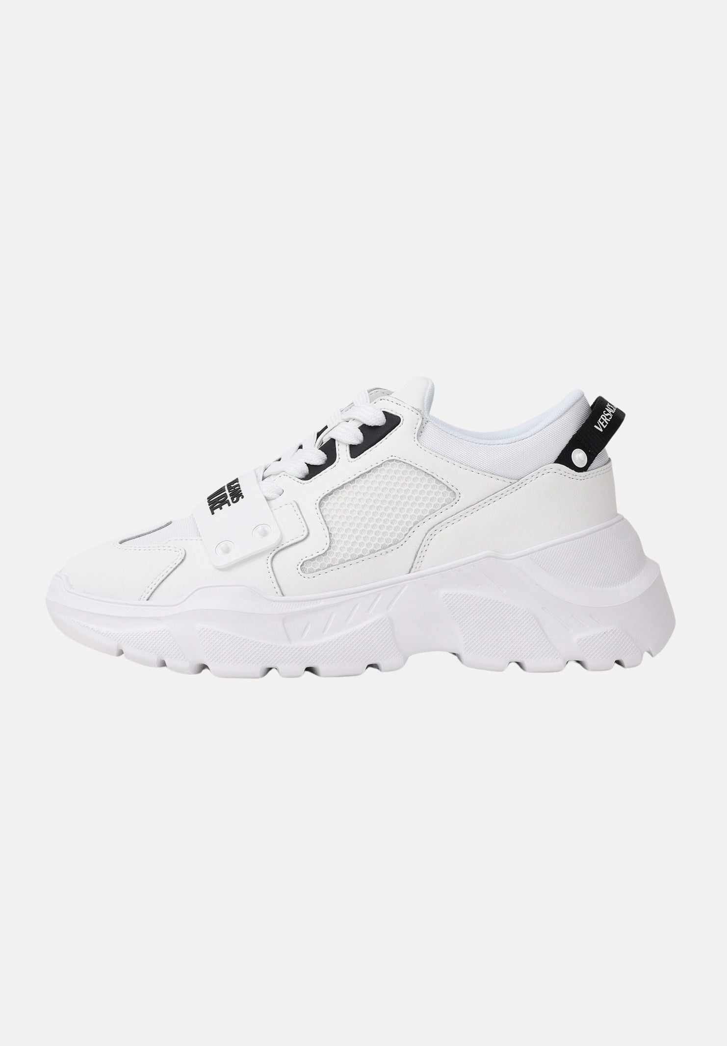 VERSACE JEANS COUTURE Sneakers bianche da uomo con logo 80YA3SC4ZSE20 003 VERSACE JEANS COUTURE