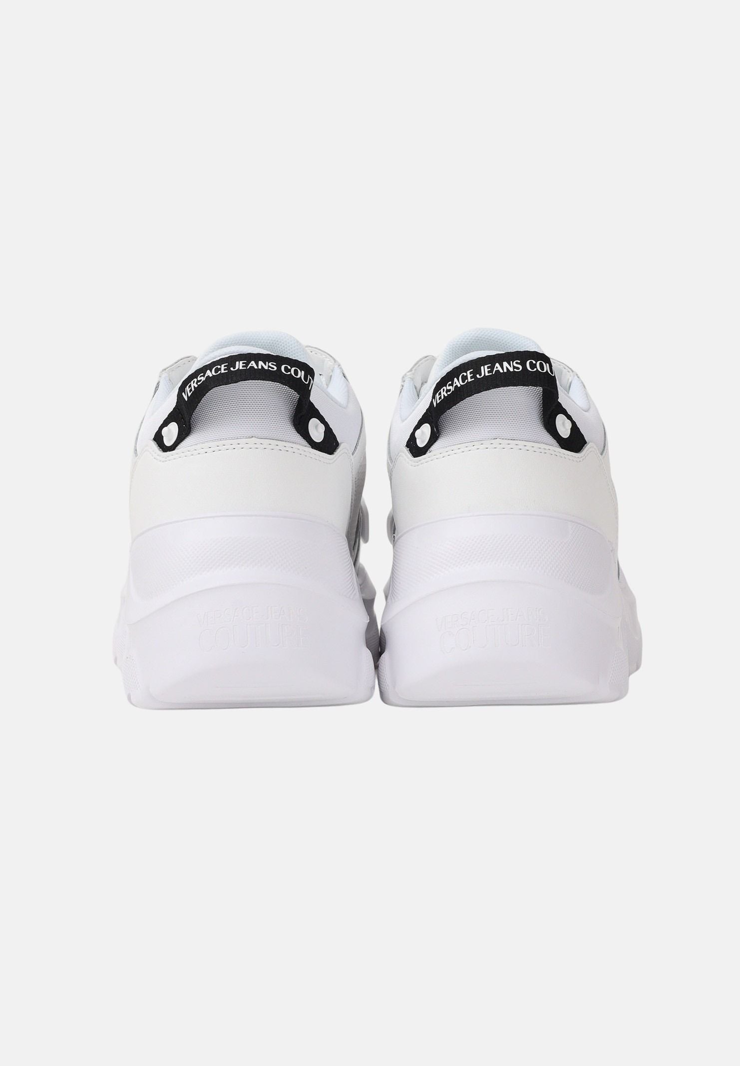 VERSACE JEANS COUTURE Sneakers bianche da uomo con logo 80YA3SC4ZSE20 003 VERSACE JEANS COUTURE