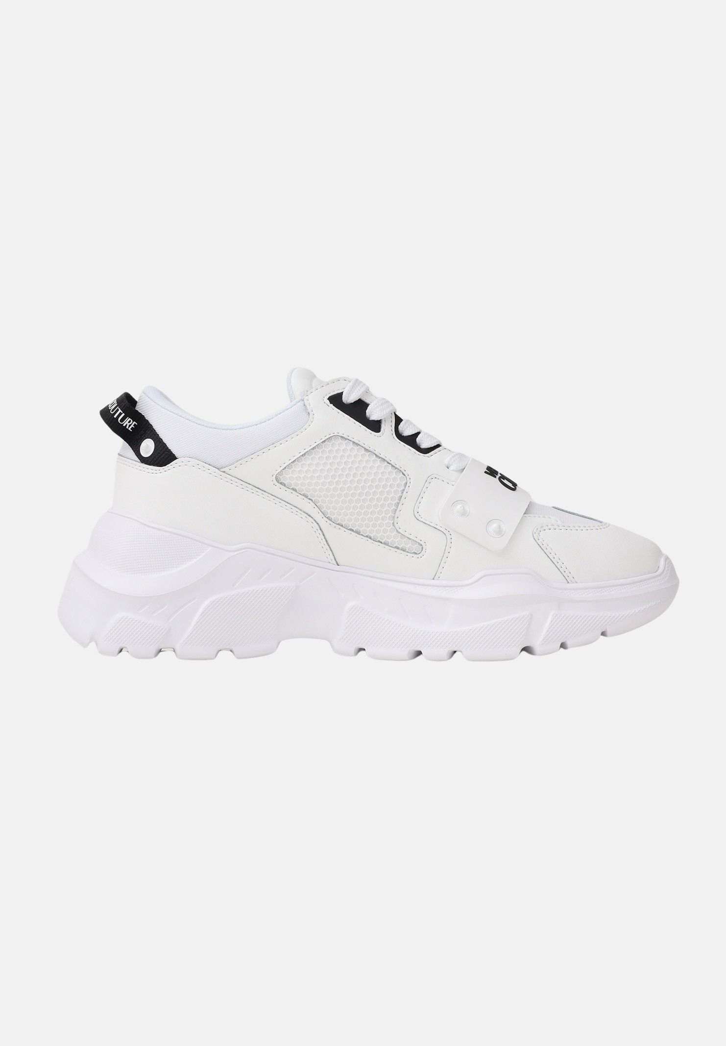 VERSACE JEANS COUTURE Sneakers bianche da uomo con logo 80YA3SC4ZSE20 003 VERSACE JEANS COUTURE